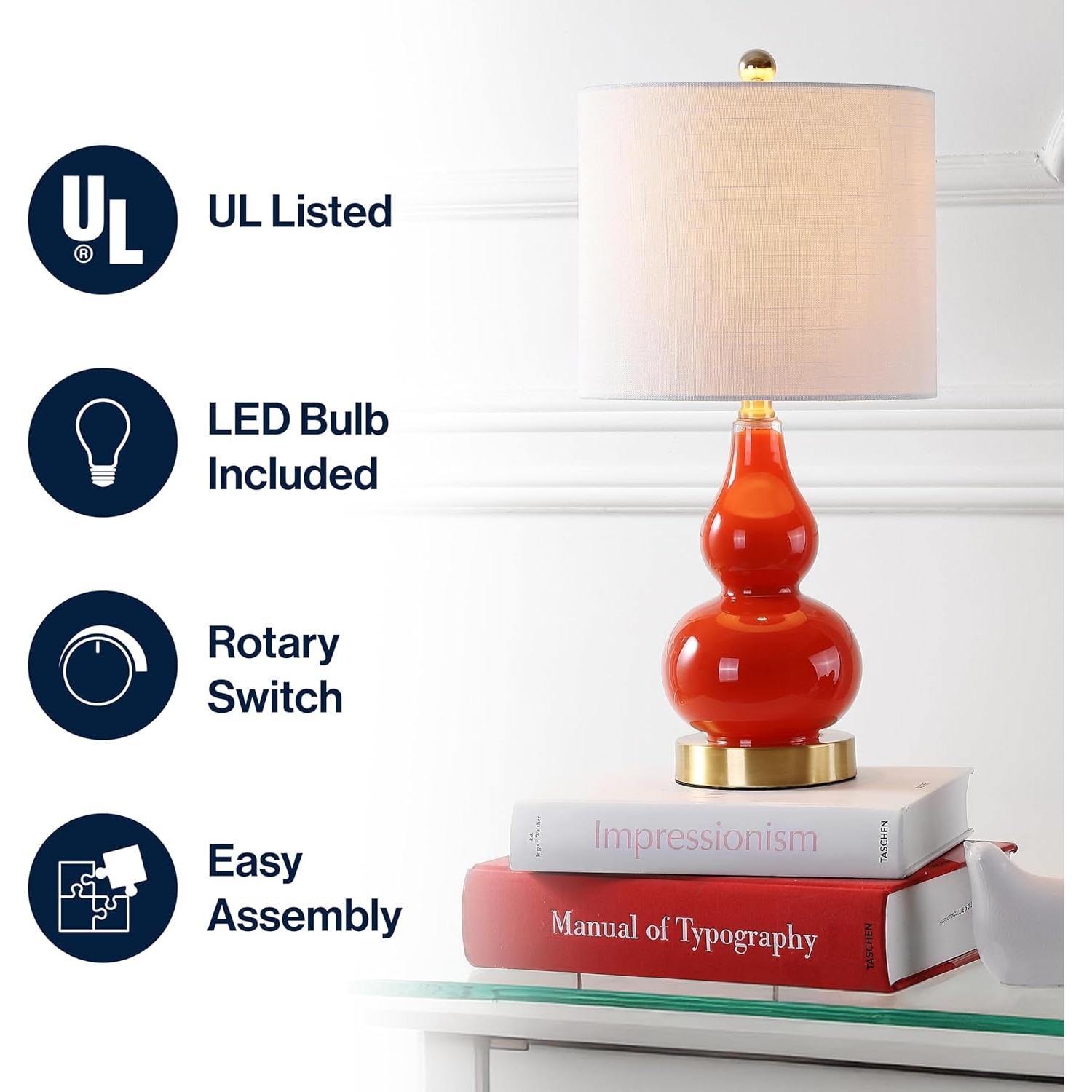 Lámpara de Mesa LED JONATHAN Y JYL1028G Naranja Atardecer