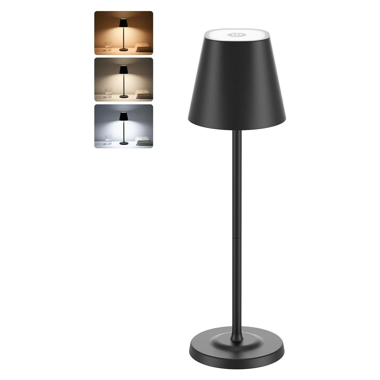 Lámpara de Mesa Inalámbrica Goodea GDTL004 LED 3 Alturas