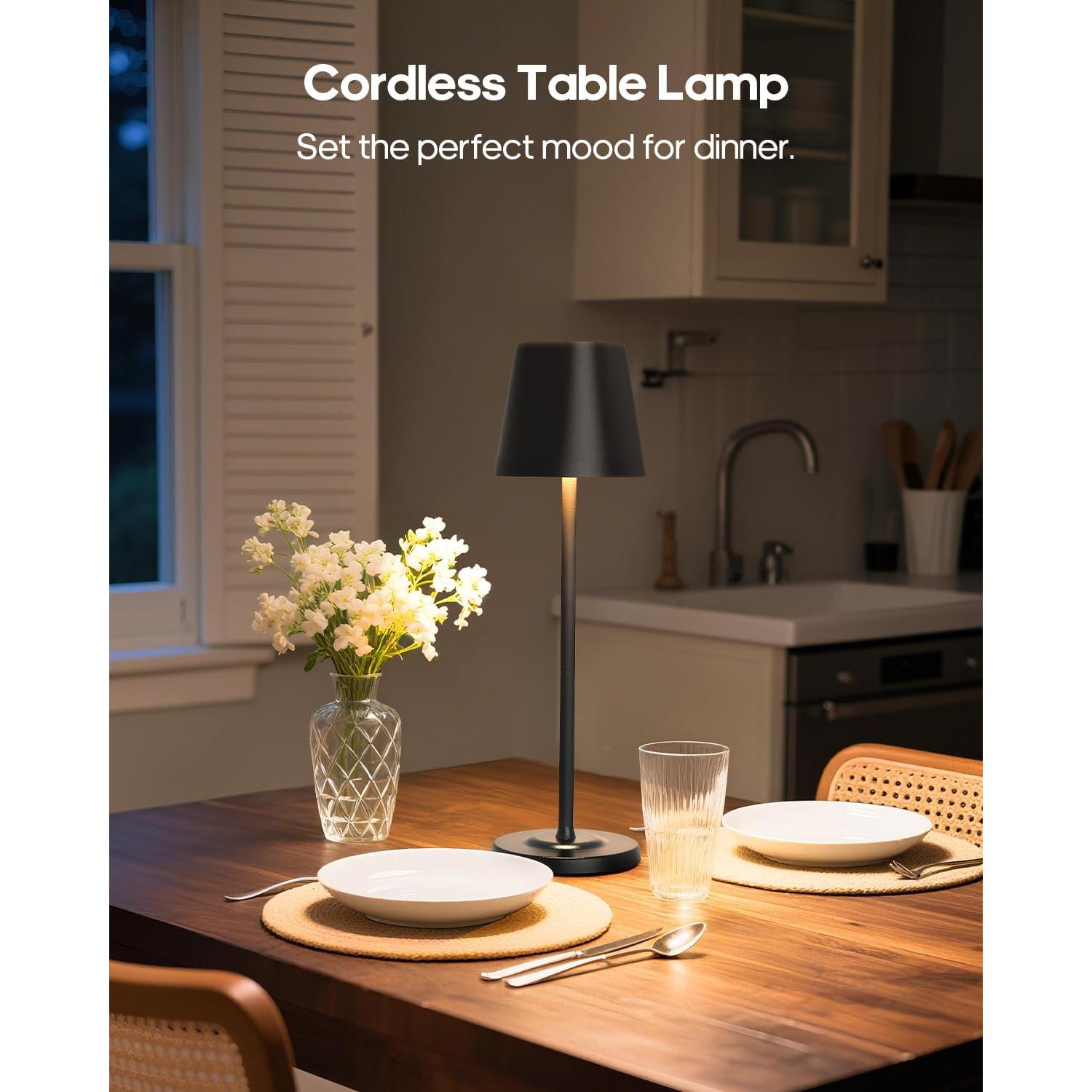 Lámpara de Mesa Inalámbrica Goodea GDTL004 LED 3 Alturas