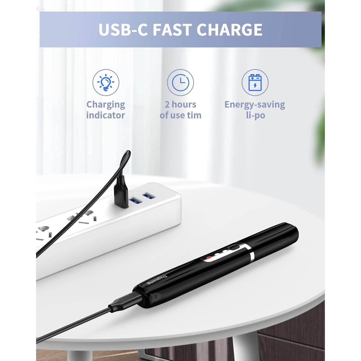 Recortador de Cejas Keyou 800 Eléctrico Recargable con LED