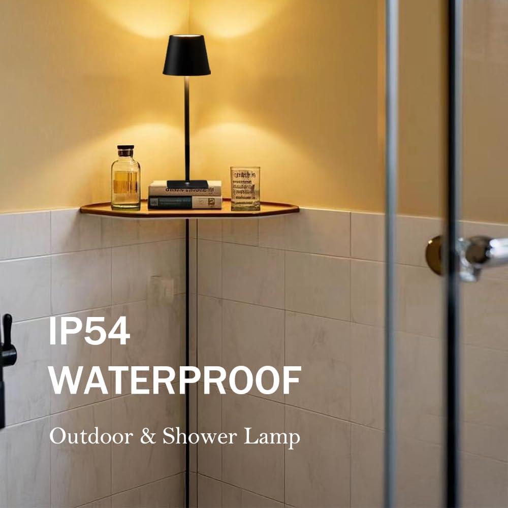 Paquete de 4 Lámparas de Mesa LED Inalámbricas LamparaDecor