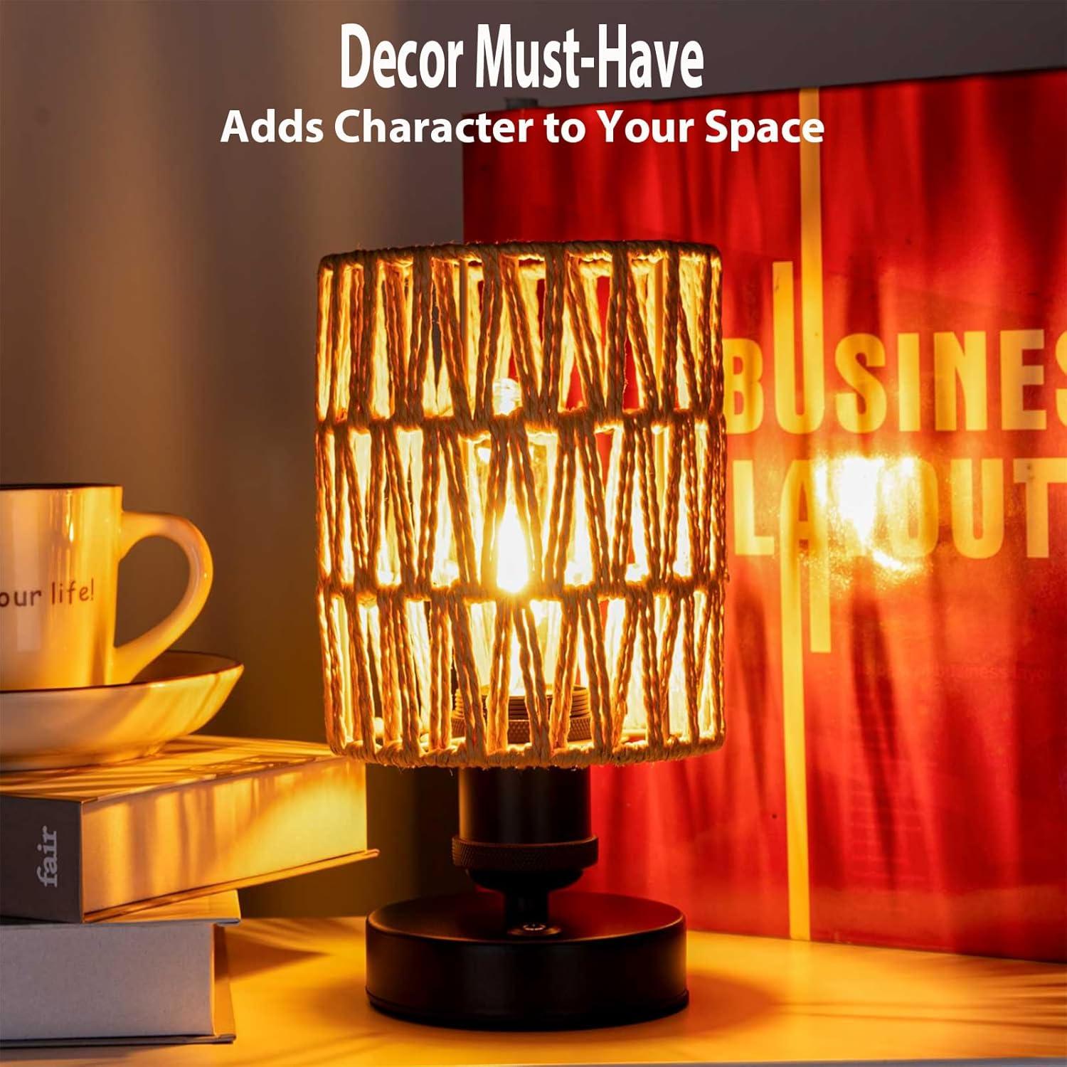 Lámparas de Mesa Exteriores Recargables ALL FORTUNE Beige - Juego de 2