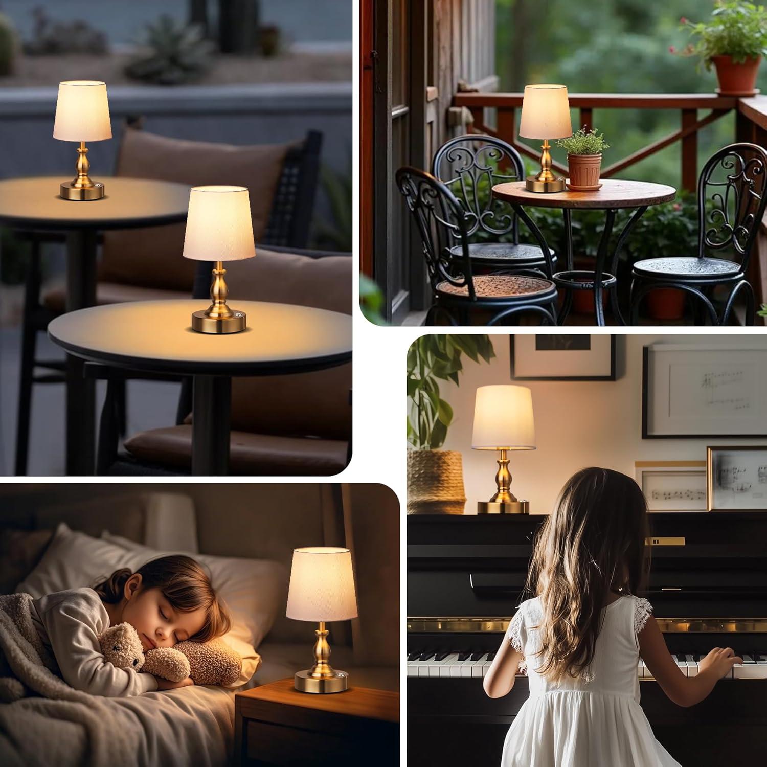 Lámpara de Mesa LED Inalámbrica PARTPHONER 5200mAh Regulable