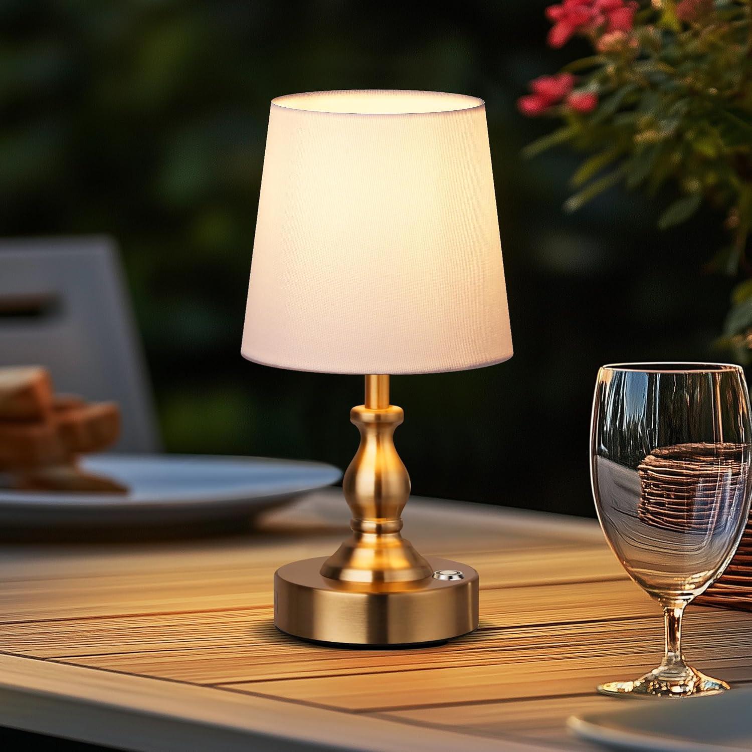 Lámpara de Mesa LED Inalámbrica PARTPHONER 5200mAh Regulable