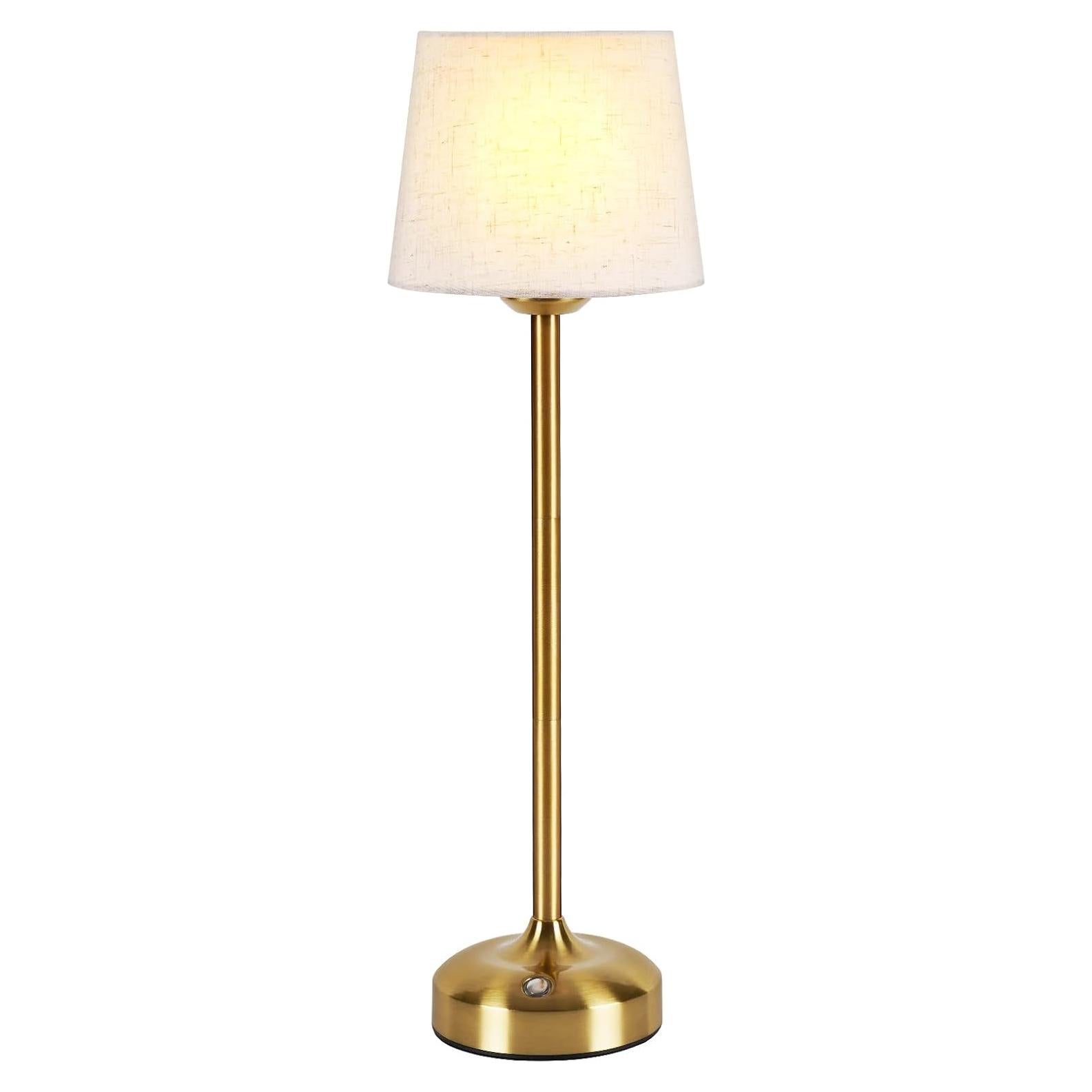 Lámpara de Mesa Inalámbrica YAYZA! Oro Alto 7500mAh LED Táctil