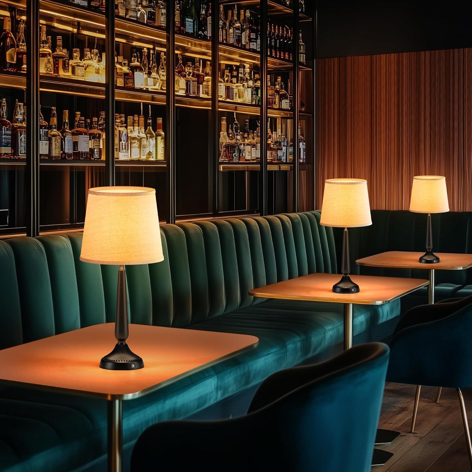 Lámpara de Mesa Inalámbrica PARTPHONER 48.3cm Táctil 5000mAh