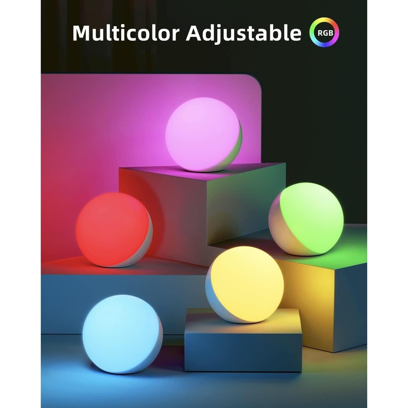 Lámpara Táctil EASEMO LT-T16 Regulable RGB para Niños