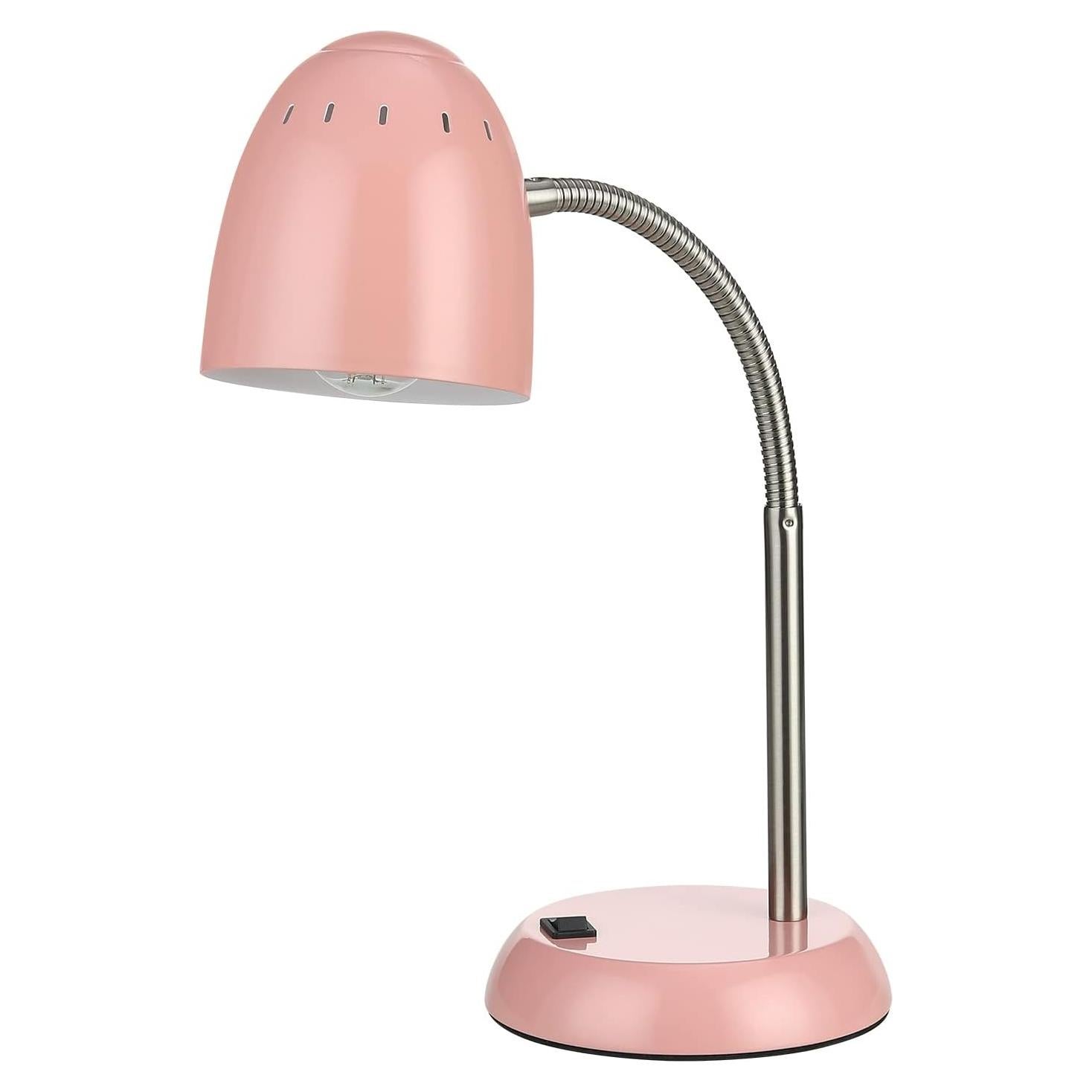 Lámpara de Escritorio CONCA Rosa E26 LED Flexible 45 cm