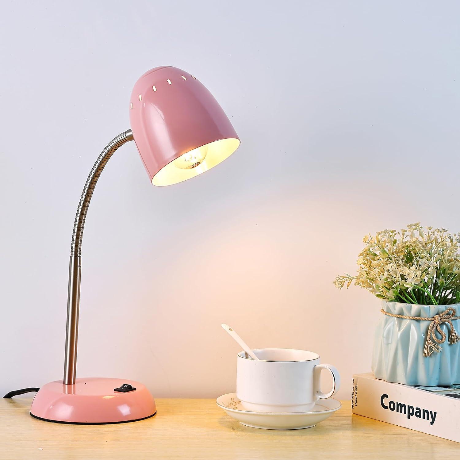 Lámpara de Escritorio CONCA Rosa E26 LED Flexible 45 cm
