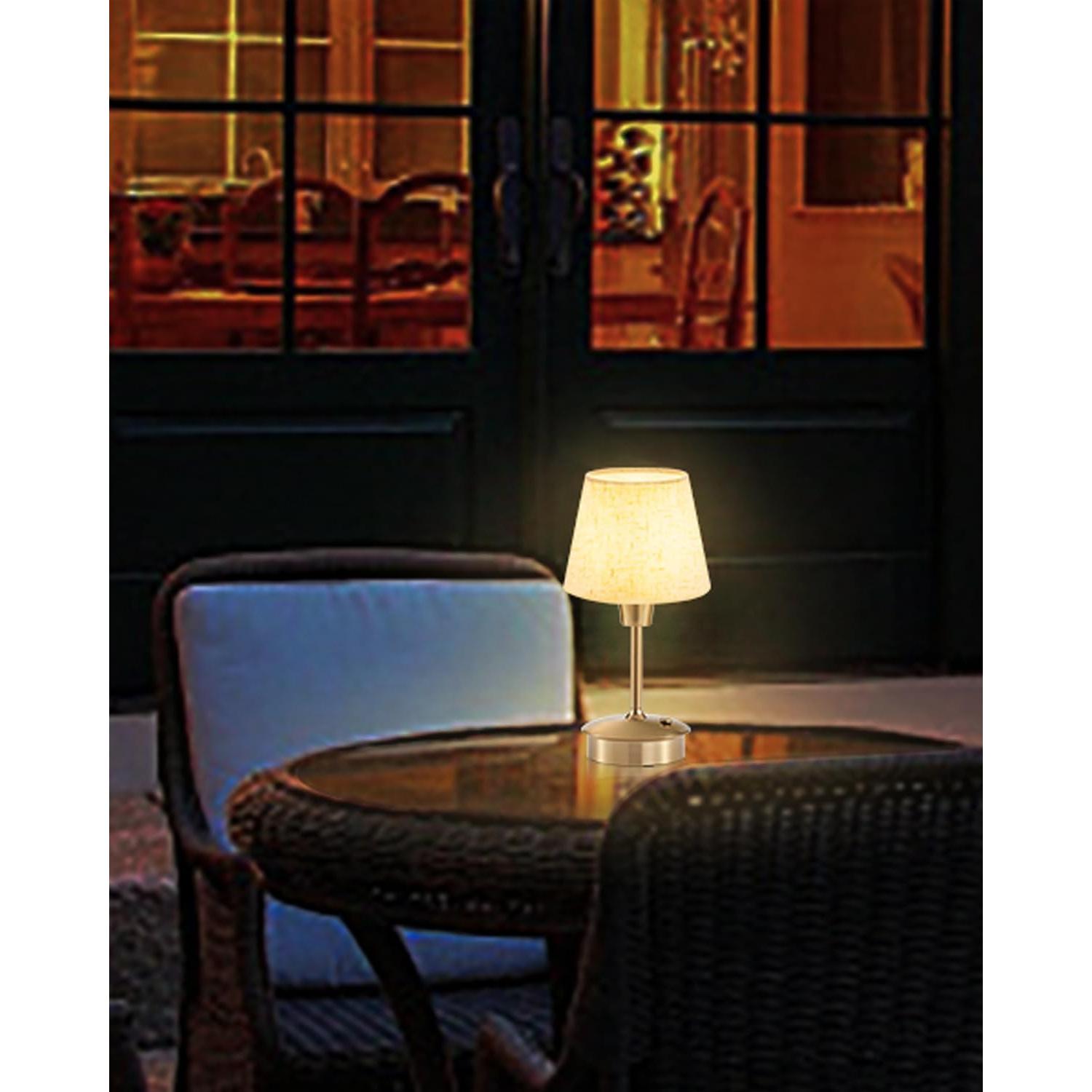 Paquete de 2 Lámparas de Mesa Inalámbricas 5200mAh Regulables