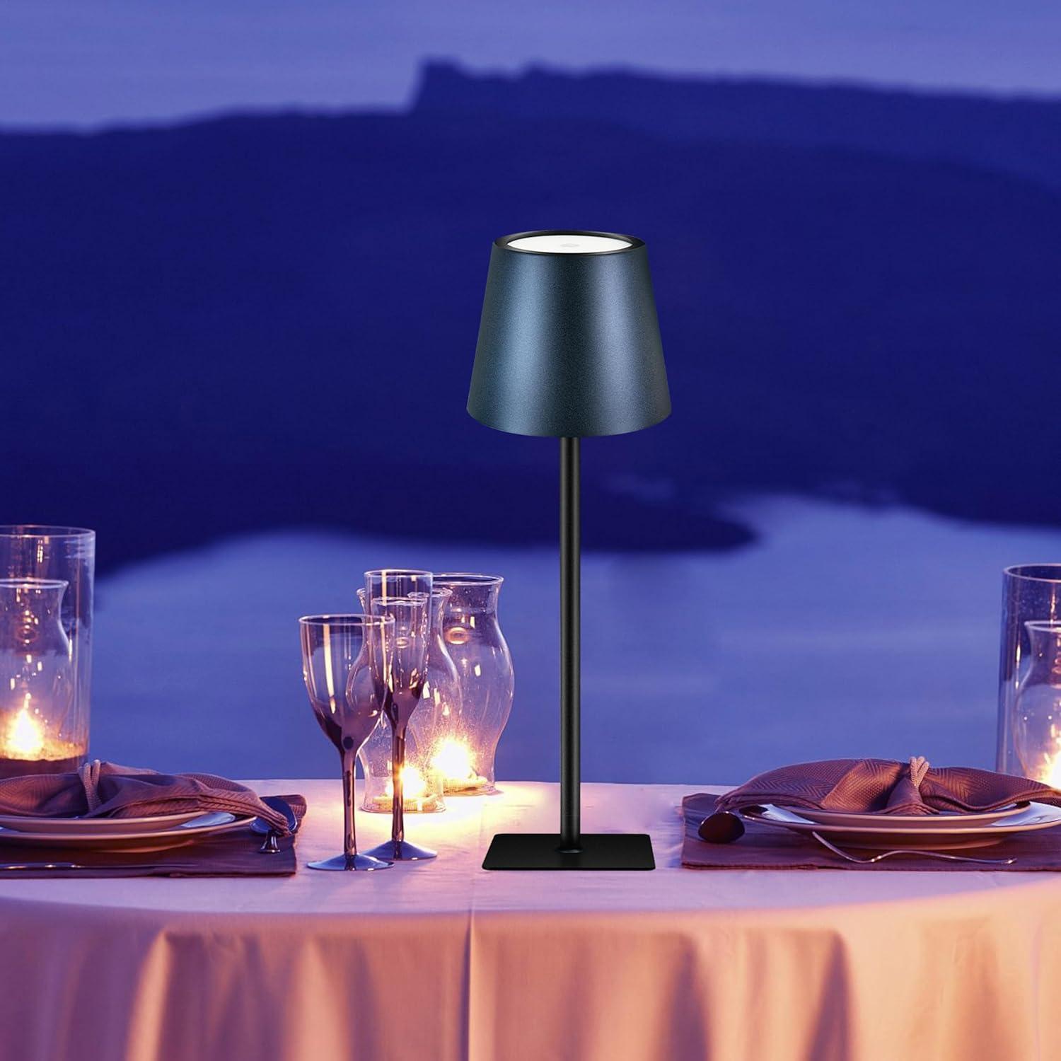 Lámpara de Mesa LED Inalámbrica LAYSHINEEN 5000mAh Regulable