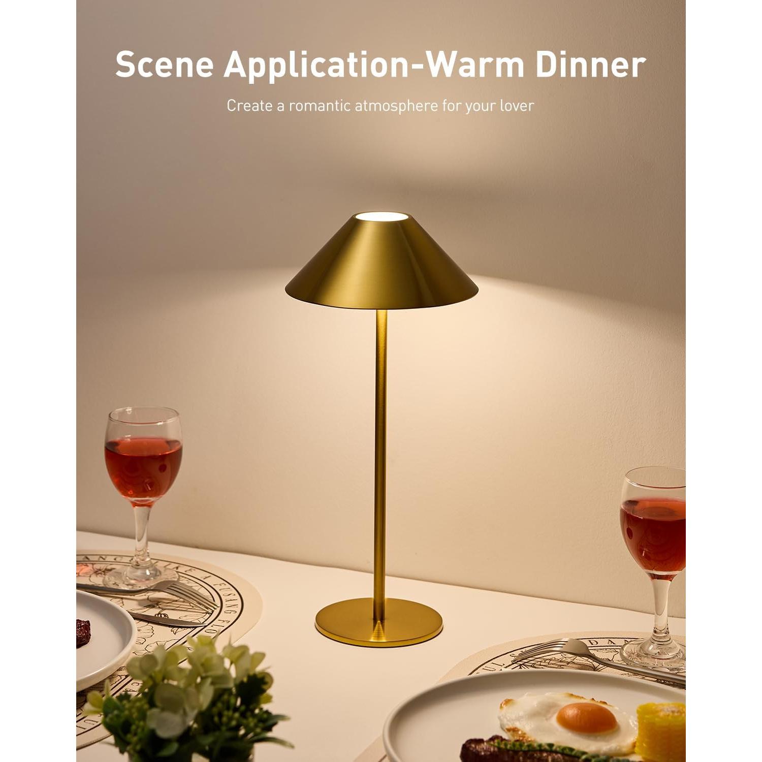 Lámpara de Mesa Inalámbrica Bojim MN-302 Recargable 35.8 cm