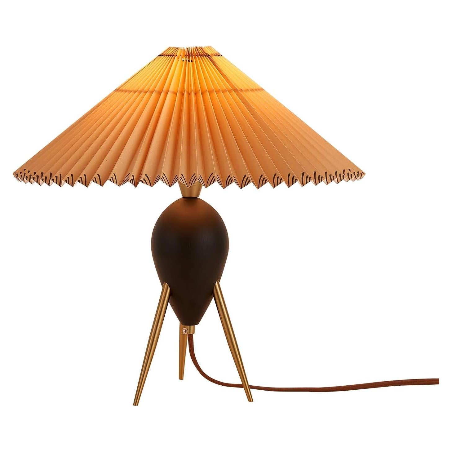 Lámpara de mesa Fetason negra 40.64 cm estilo moderno