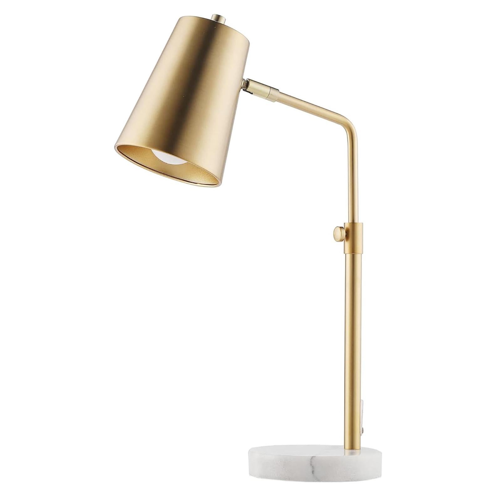 Lámpara de Escritorio VONLUCE Dorada con Bombilla LED 50.8 cm