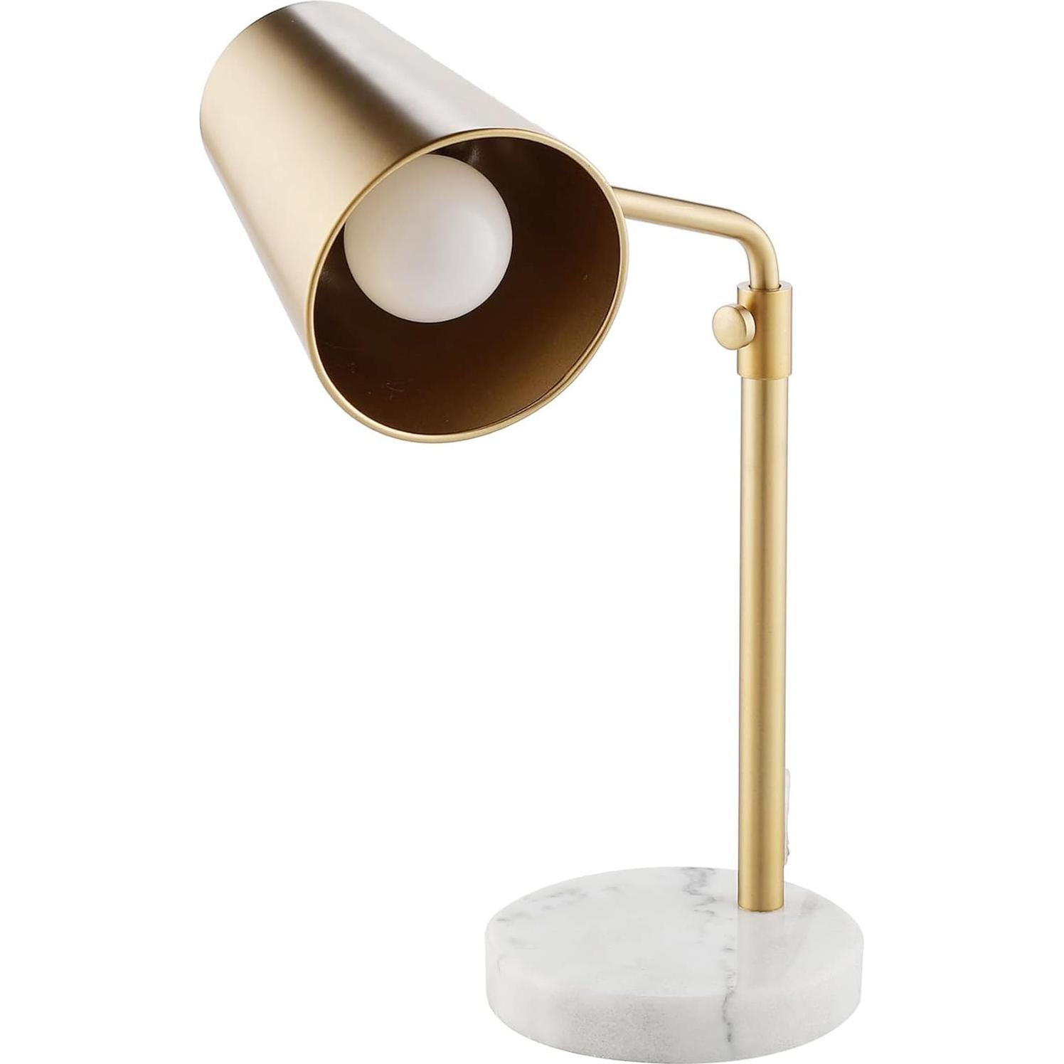 Lámpara de Escritorio VONLUCE Dorada con Bombilla LED 50.8 cm