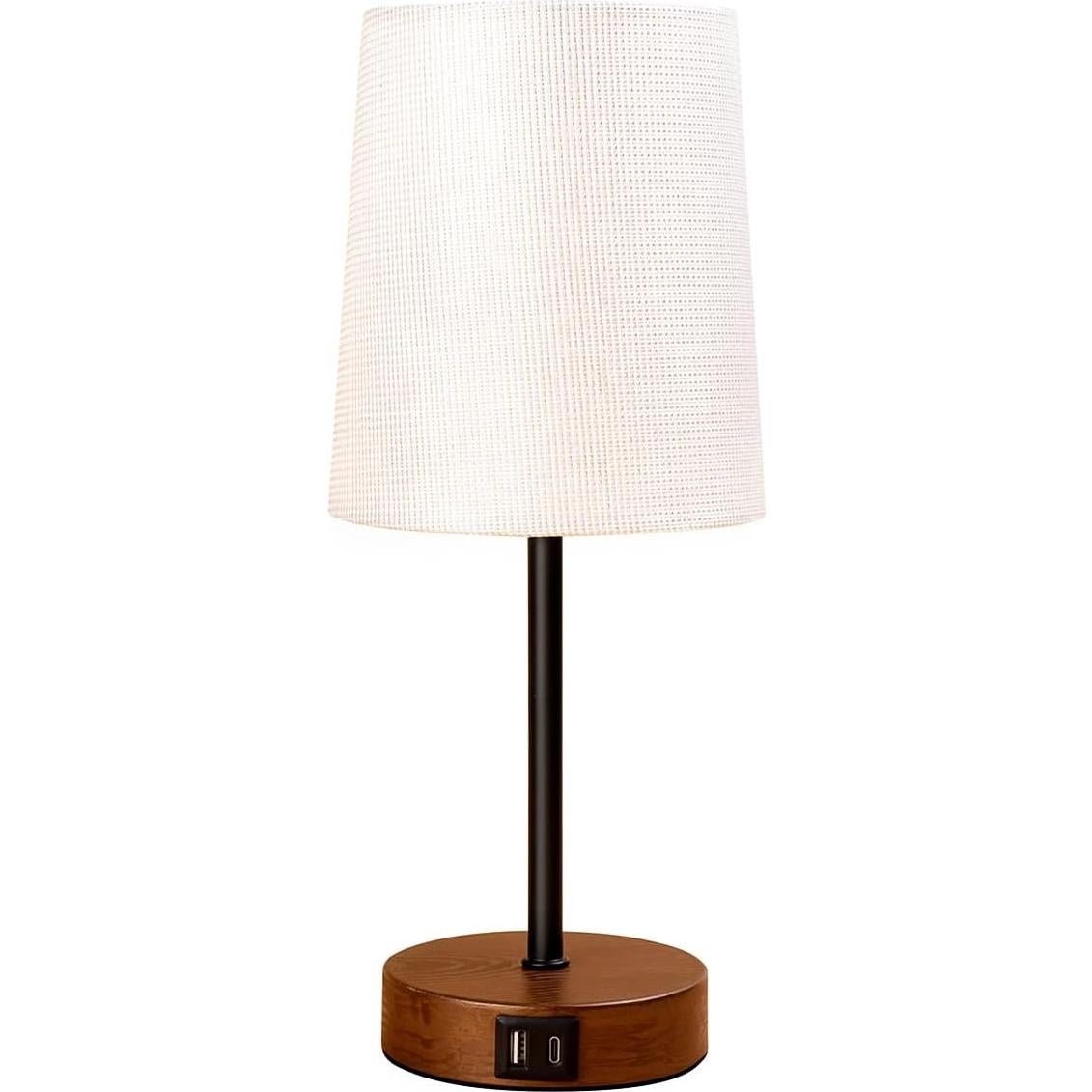 Lámpara de Noche LuxeBeam RS2135-TLN USB y Tipo-C Regulable