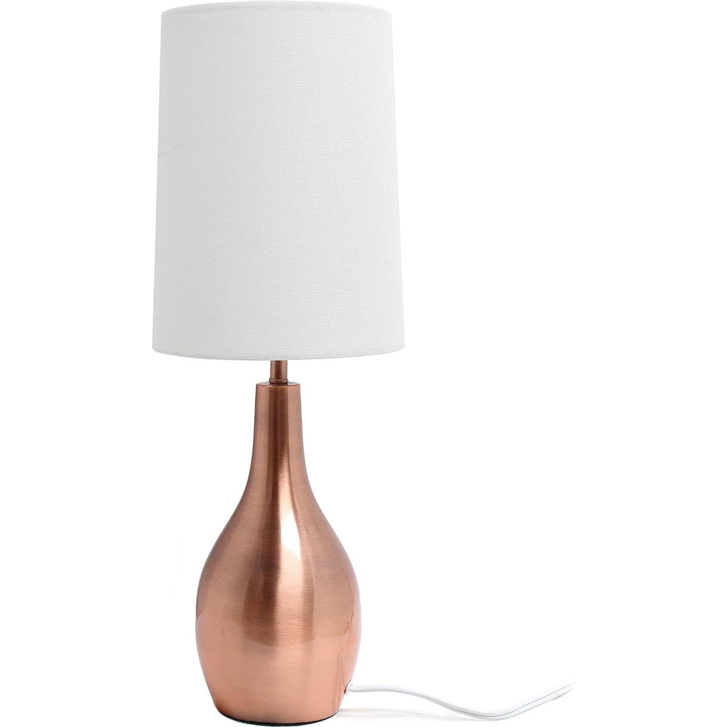 Lámpara de Mesa Diseños Simples LT3303-RGD Oro Rosa 49.5 cm