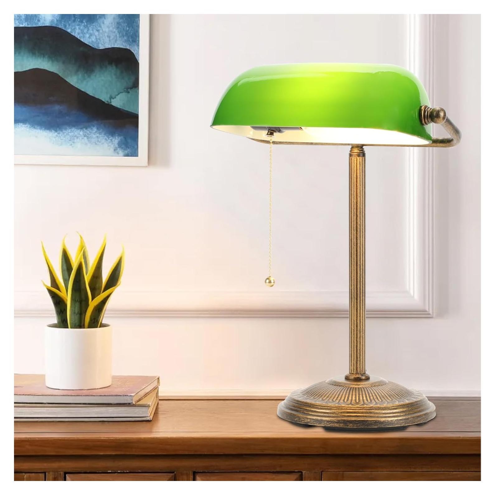 Lámpara de Escritorio NISSAFORS Vintage Verde 39.37 cm