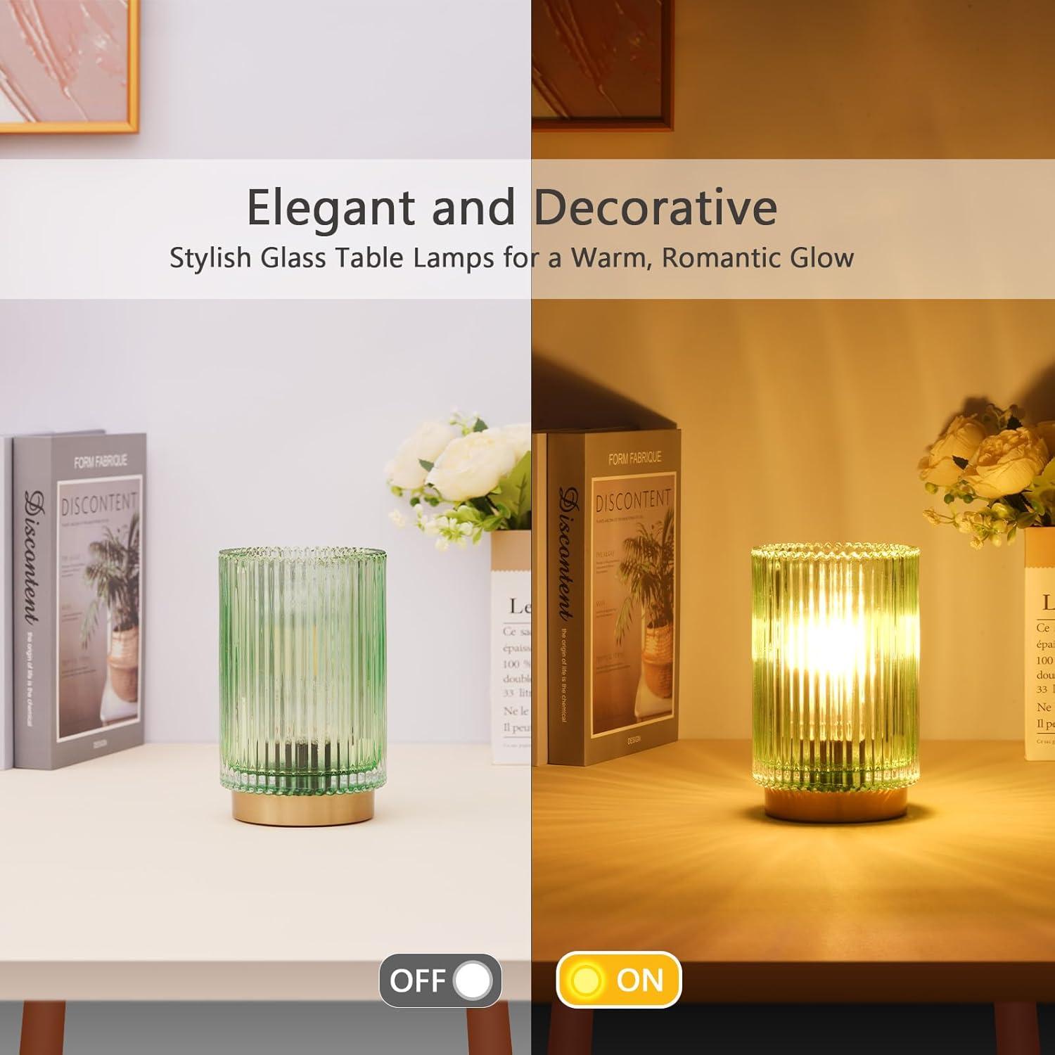 Lámpara de Mesa Inalámbrica Mirasium TL-001 Verde LED Cálida