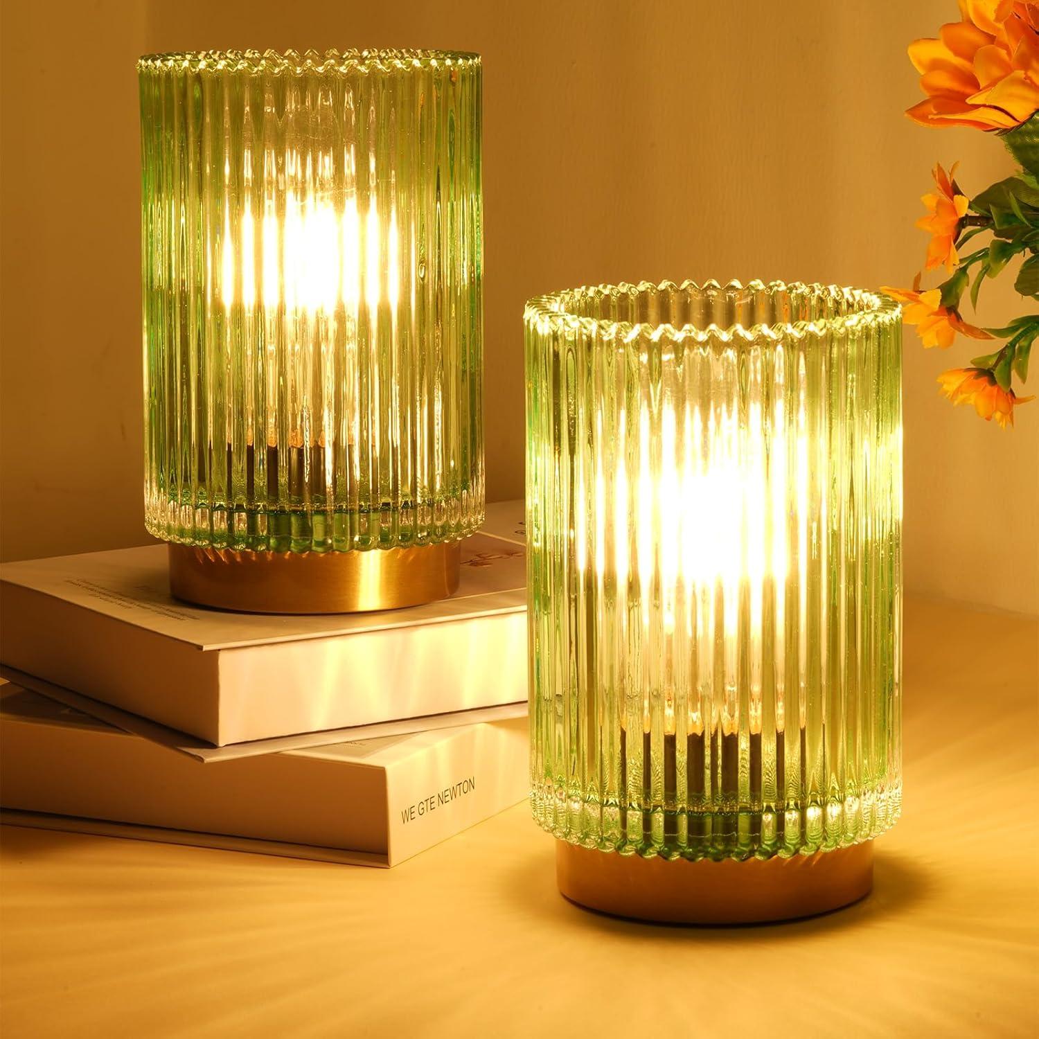 Lámpara de Mesa Inalámbrica Mirasium TL-001 Verde LED Cálida