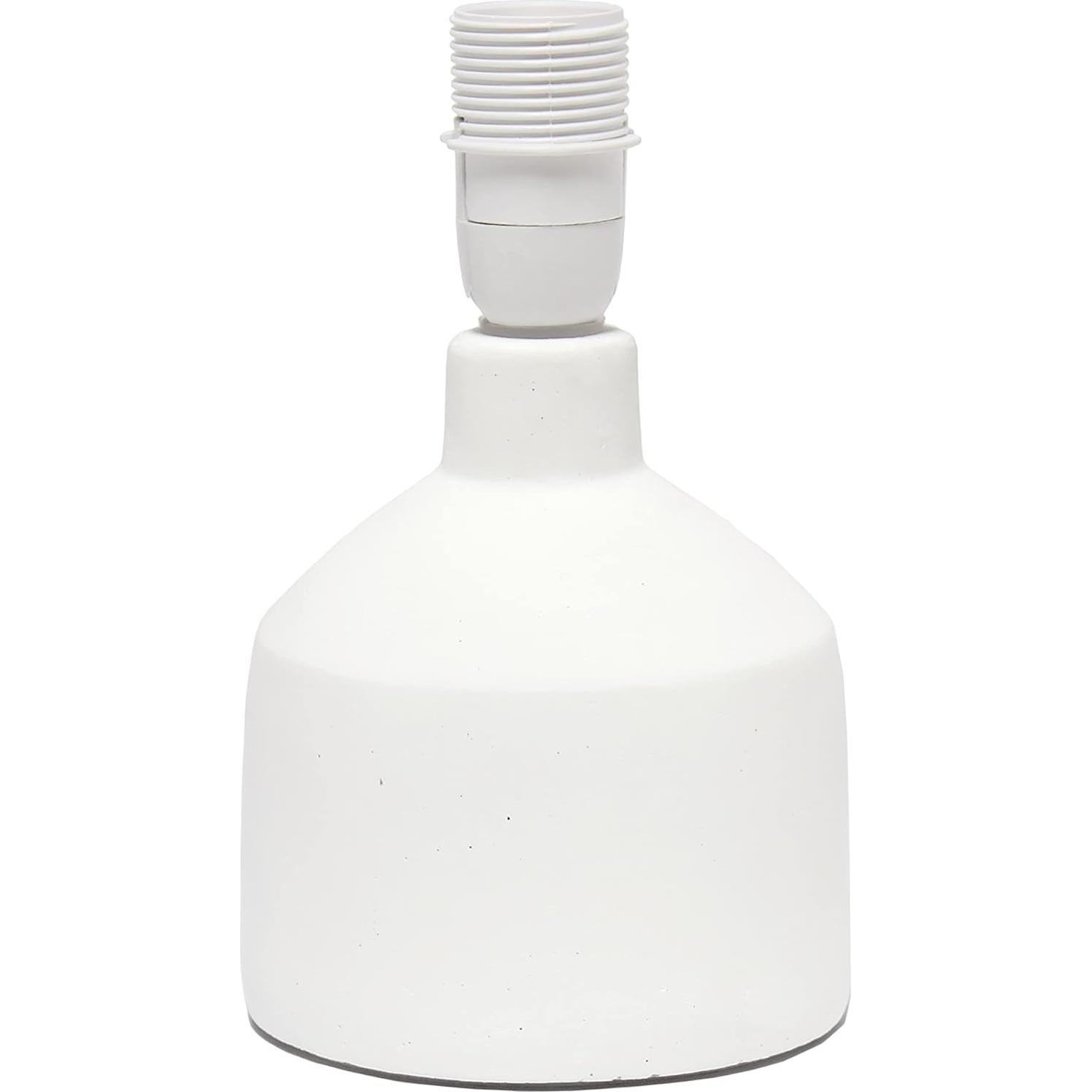 Lámpara de Mesa Simple Designs Mini Bocksbeutal 24 cm Concreto Blanco Roto