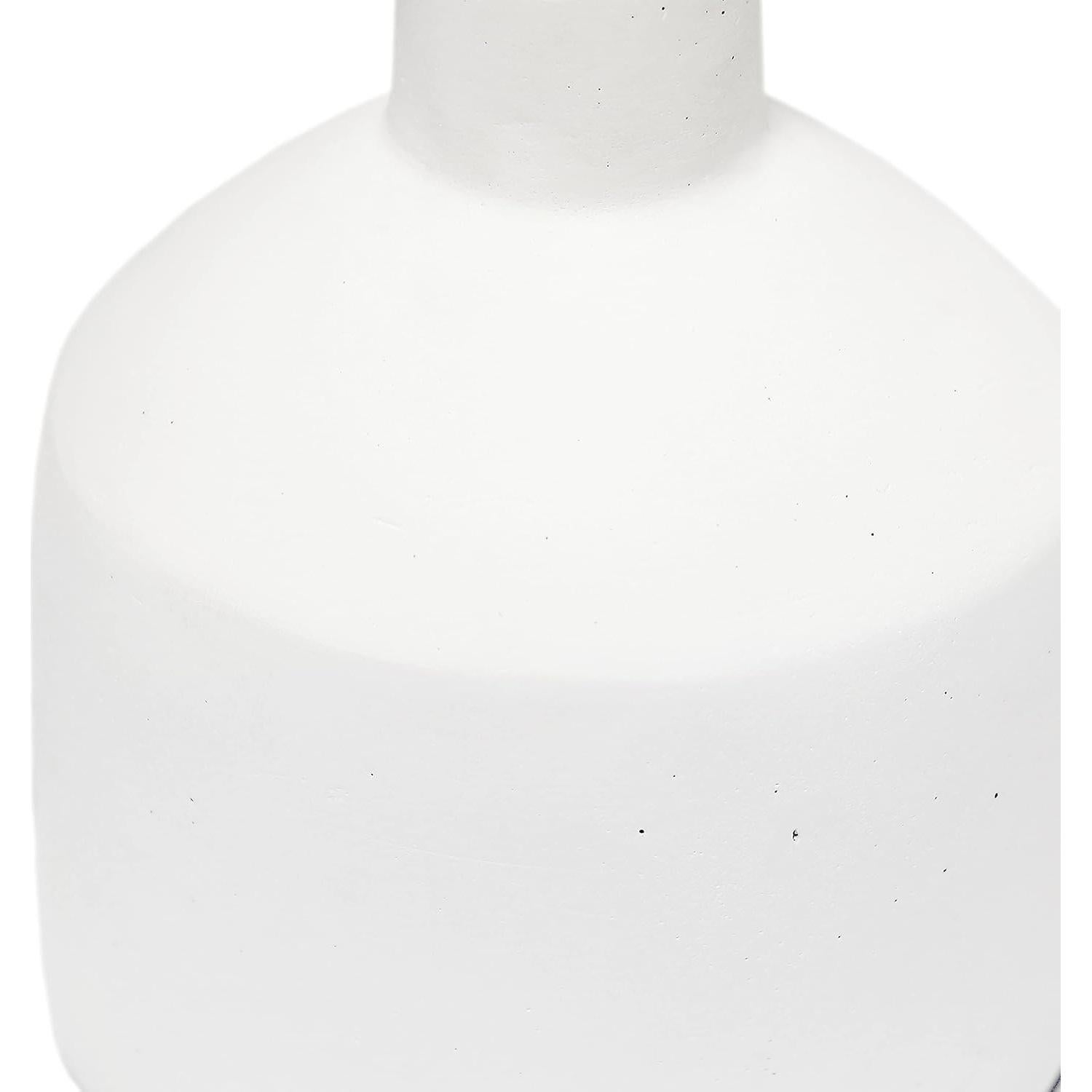 Lámpara de Mesa Simple Designs Mini Bocksbeutal 24 cm Concreto Blanco Roto