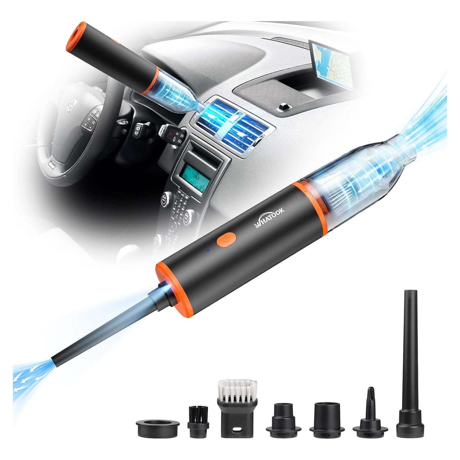 Aspiradora de Coche Inalámbrica WHATOOK D 12000PA Recargable