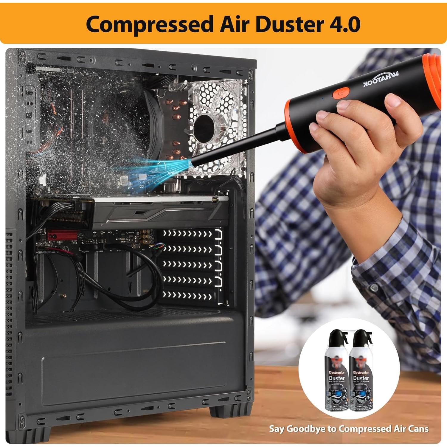 Aspiradora de Coche Inalámbrica WHATOOK D 12000PA Recargable