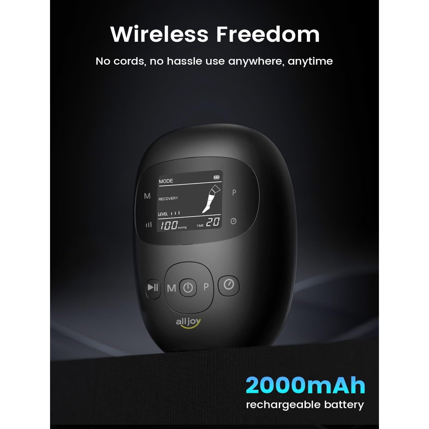 Botas Masajeadoras Inalámbricas ALLJOY para Recuperación de Piernas