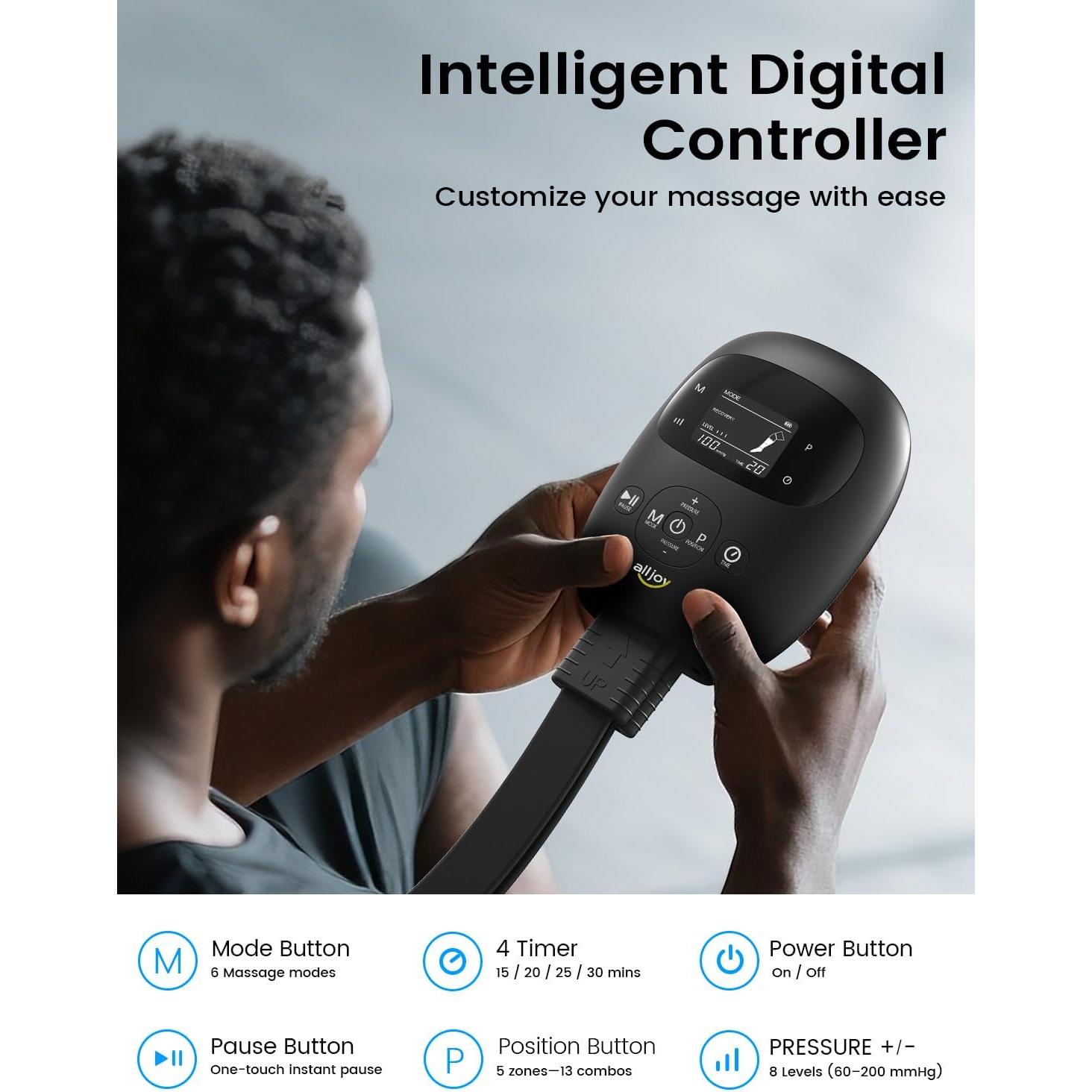 Botas Masajeadoras Inalámbricas ALLJOY para Recuperación de Piernas