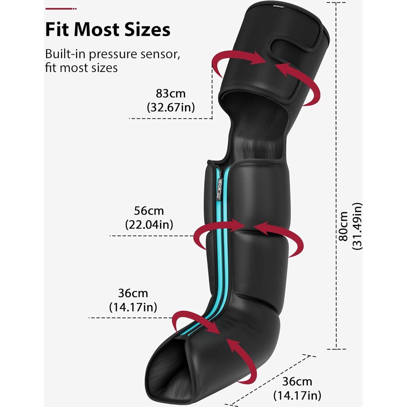 Masajeador de Piernas CINCOM CM-105A para Circulación y Alivio