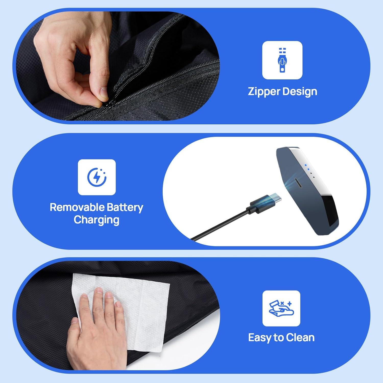 Masajeador de Piernas Beoka Inalámbrico 5 Modos 15 Intensidades