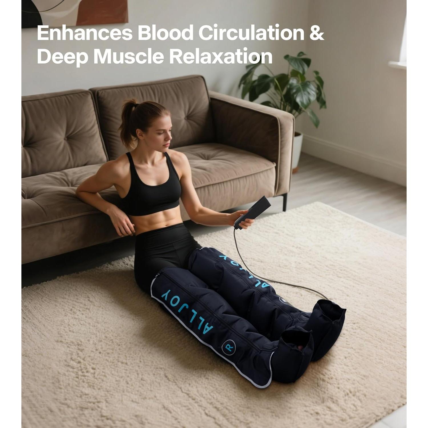 Botas de Compresión para Piernas ALLJOY - Recuperación Rápida