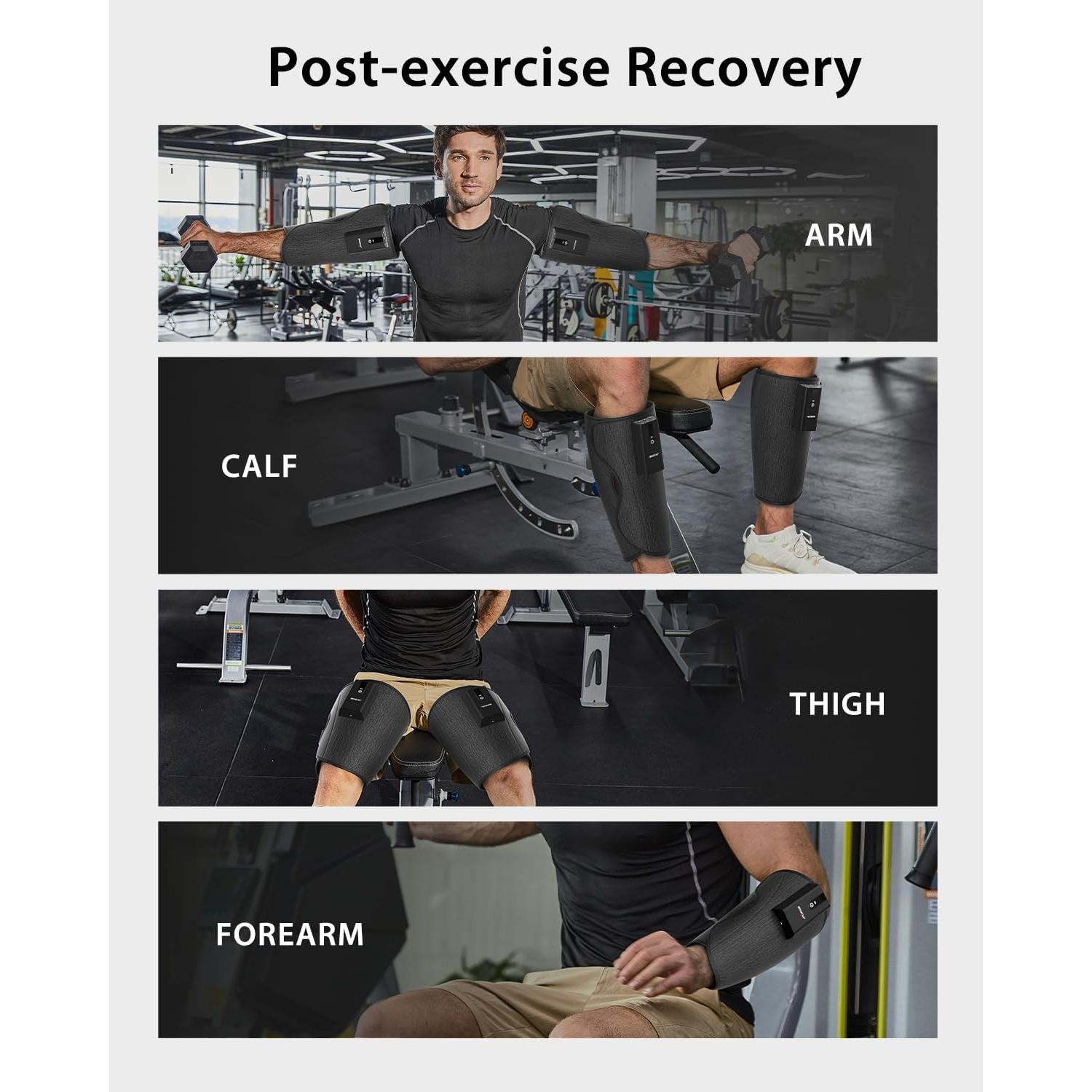 Masajeador de Piernas CINCOM Inalámbrico con Calor y Compresión