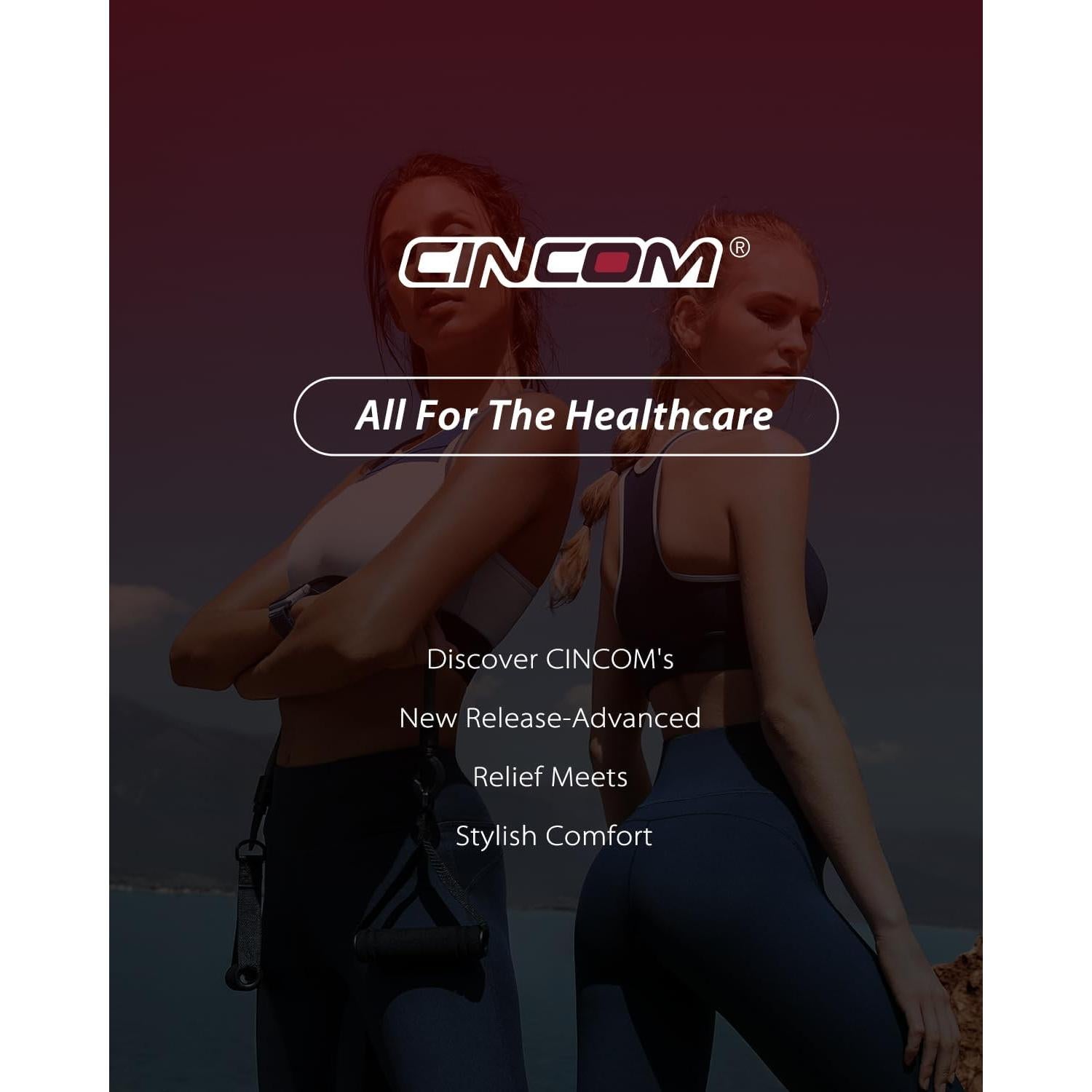 Masajeador de Piernas CINCOM Inalámbrico con Calor y Compresión