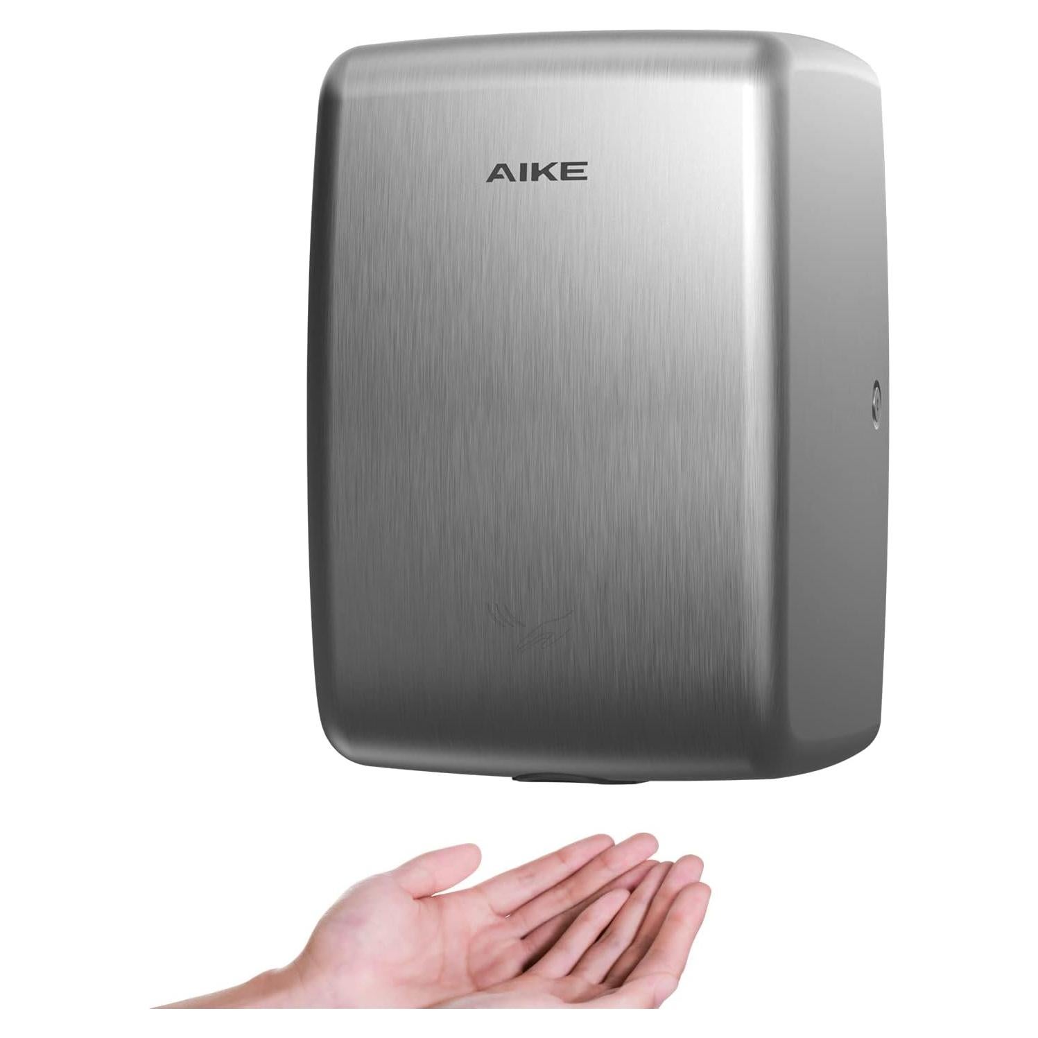 Secador de manos AIKE AK2803D 1350W Acero Inoxidable Compacto