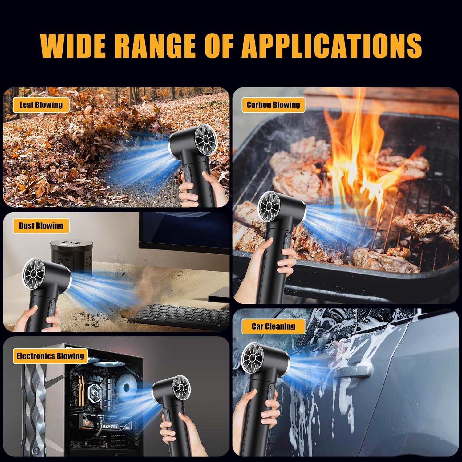 Soplador Turbo OIey TF50 Inalámbrico 600W 4 Velocidades