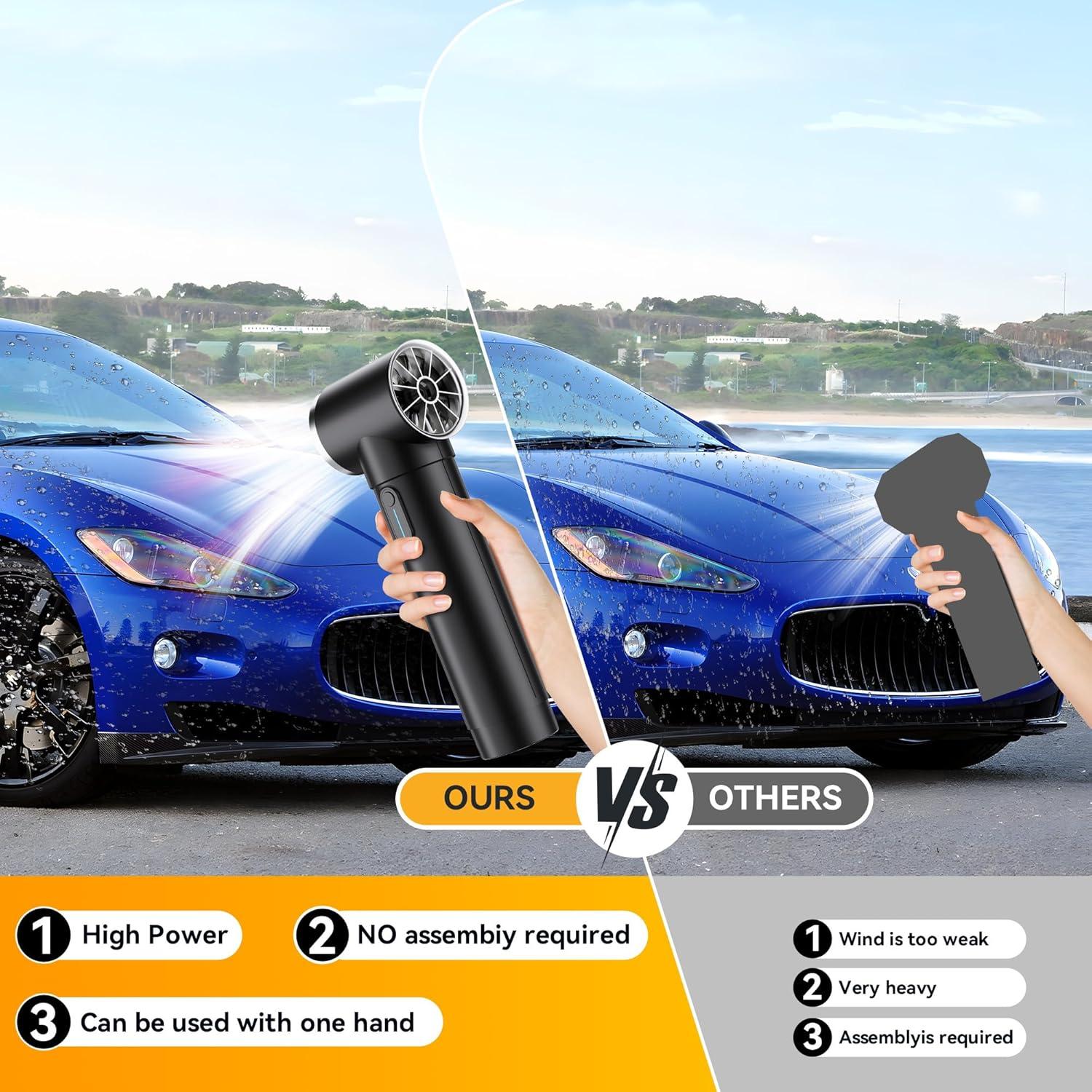 Soplador Turbo OIey TF50 Inalámbrico 600W 4 Velocidades