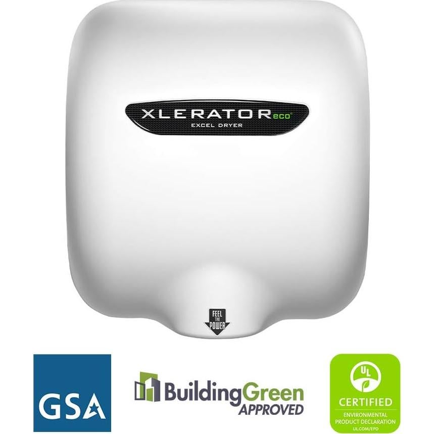 Secador de Manos Excel Dryer XL-W-ECO 1.1N Blanco Automático
