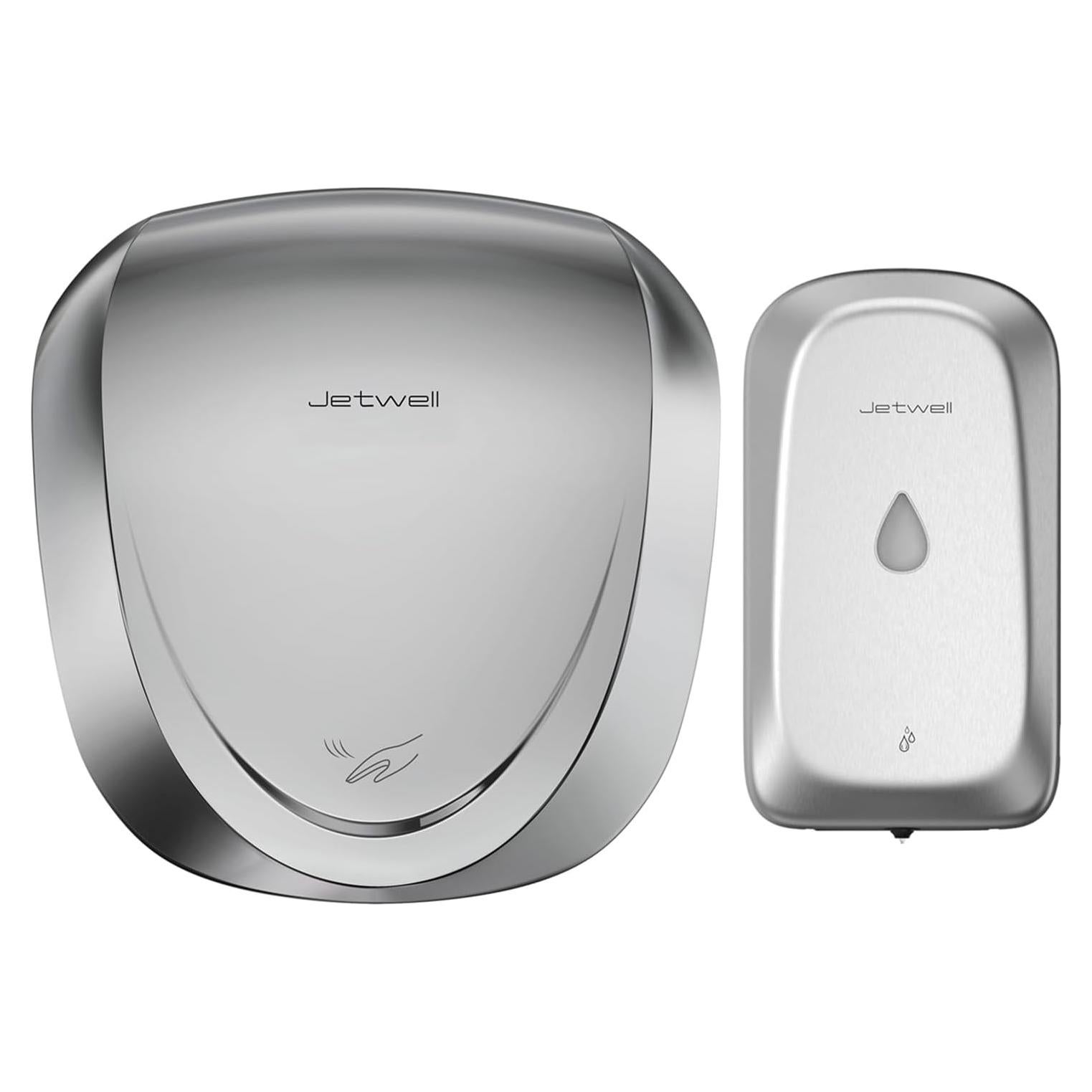 Secador de Manos Jetwell JW2902 con Dispensador Automático de Jabón 1000ml