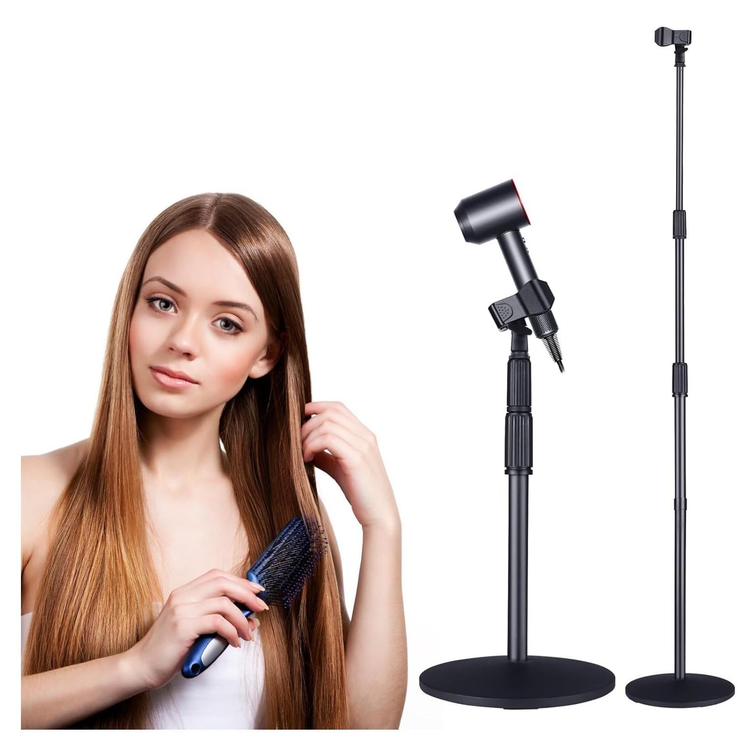 Soporte de Secador de Pelo TAYUQEE Ajustable 45.72-149.86 cm