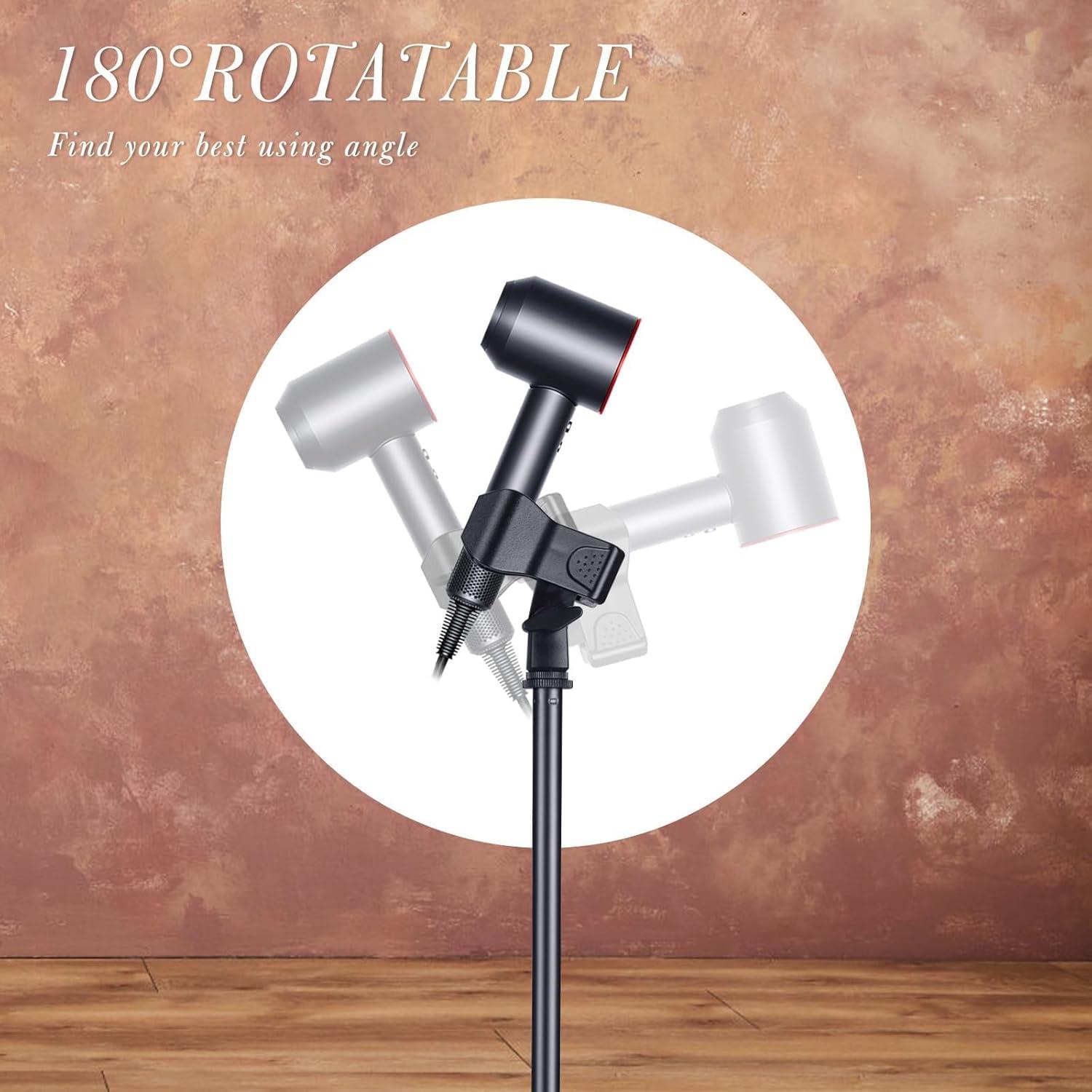 Soporte de Secador de Pelo TAYUQEE Ajustable 45.72-149.86 cm