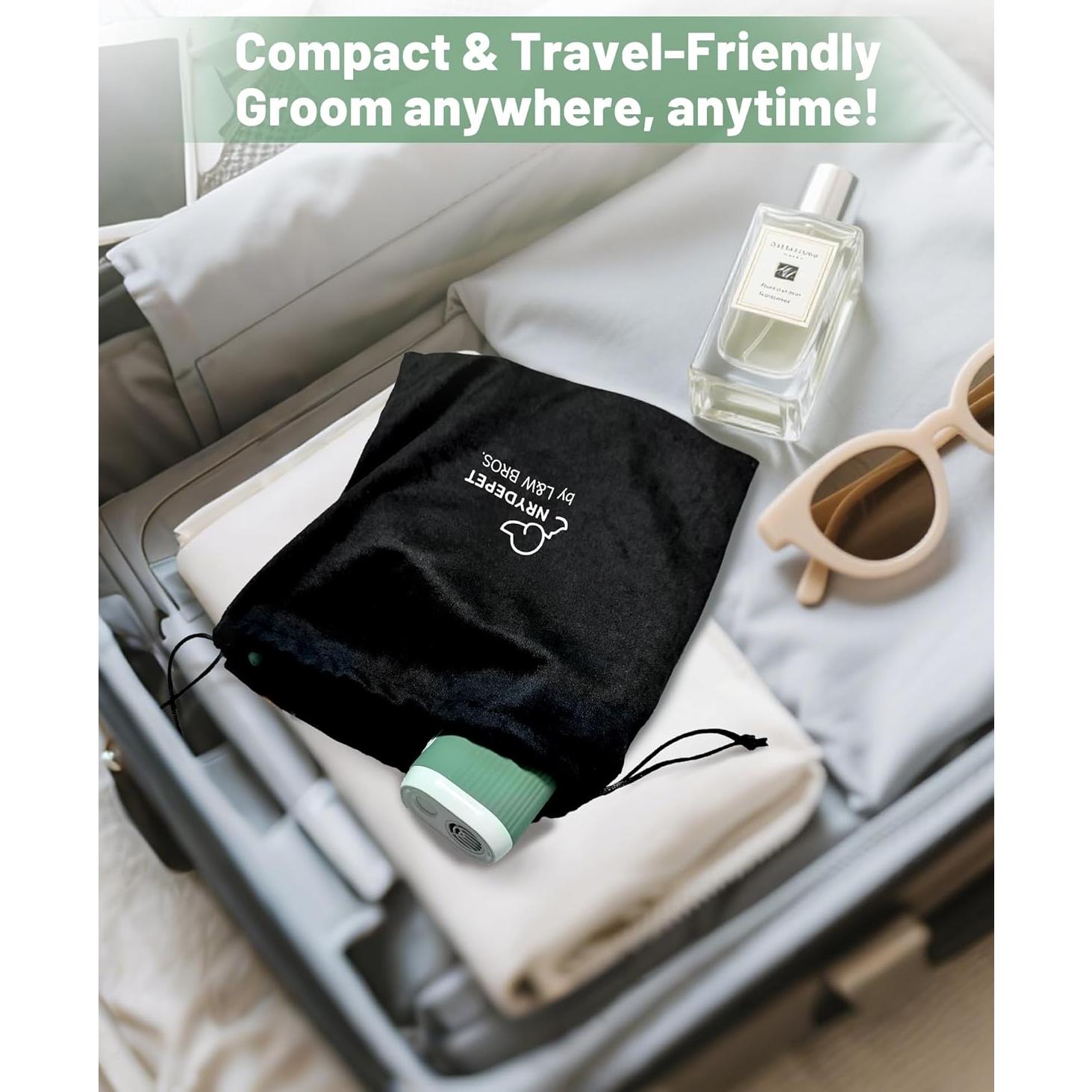 Secador de Pelo Manos Libres NRYDEPET Verde 950W Ajustable