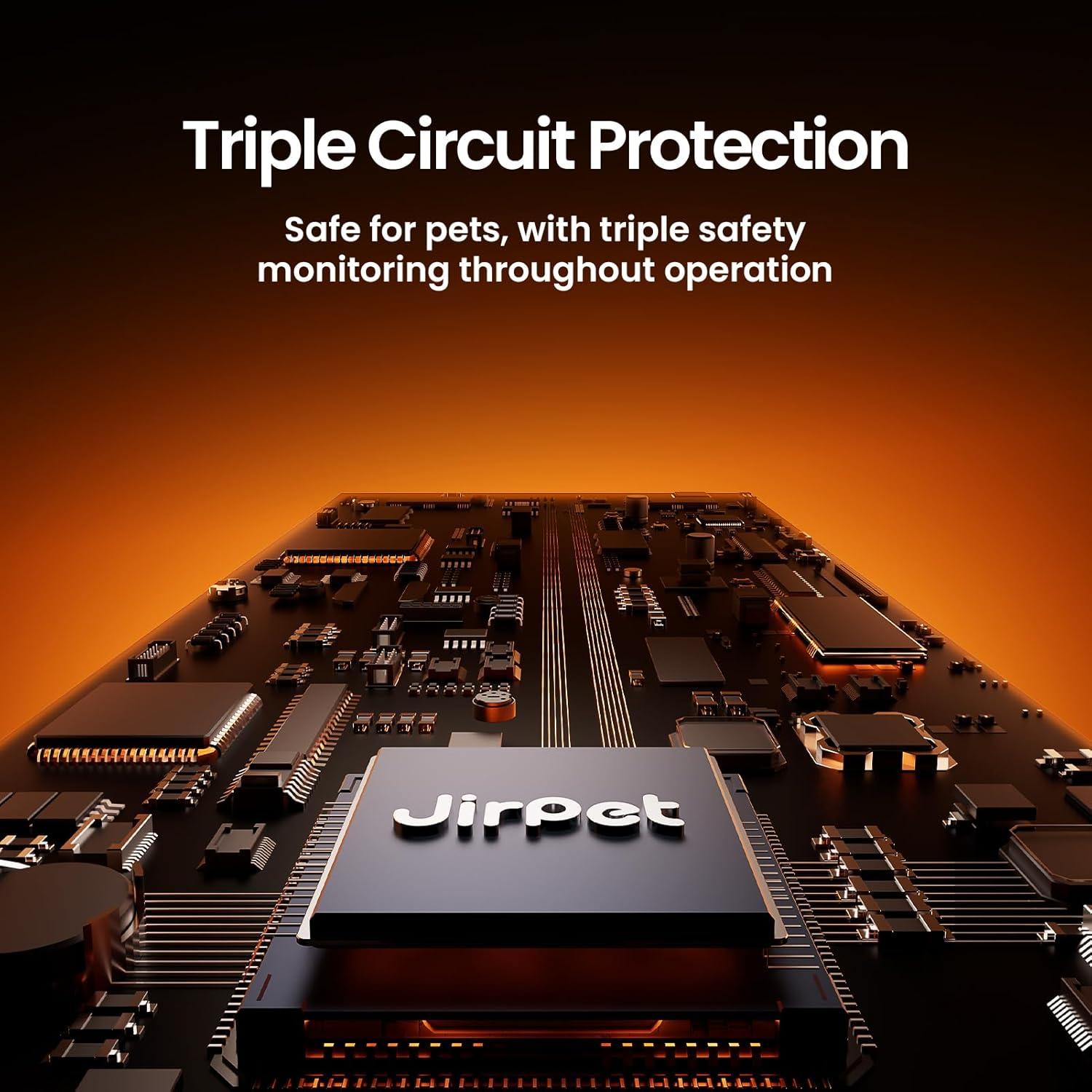 Secador de Cuello Jirpet para Mascotas - Secado Manos Libres