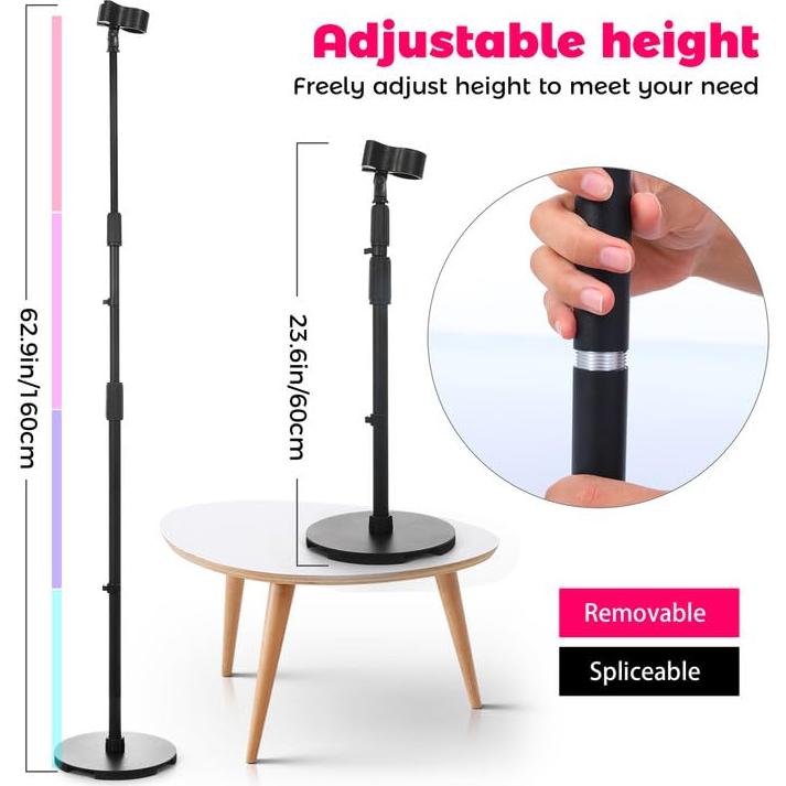 Soporte de Secador de Pelo Manos Libres Fanwer Ajustable 160 cm