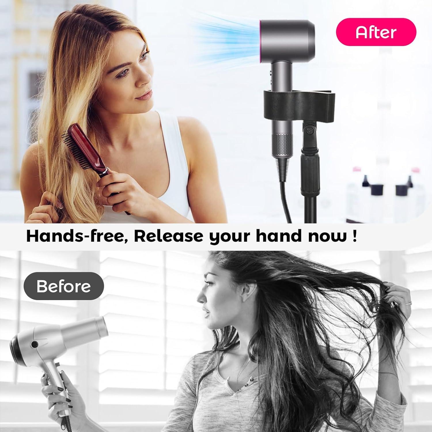 Soporte de Secador de Pelo Manos Libres Fanwer Ajustable 160 cm