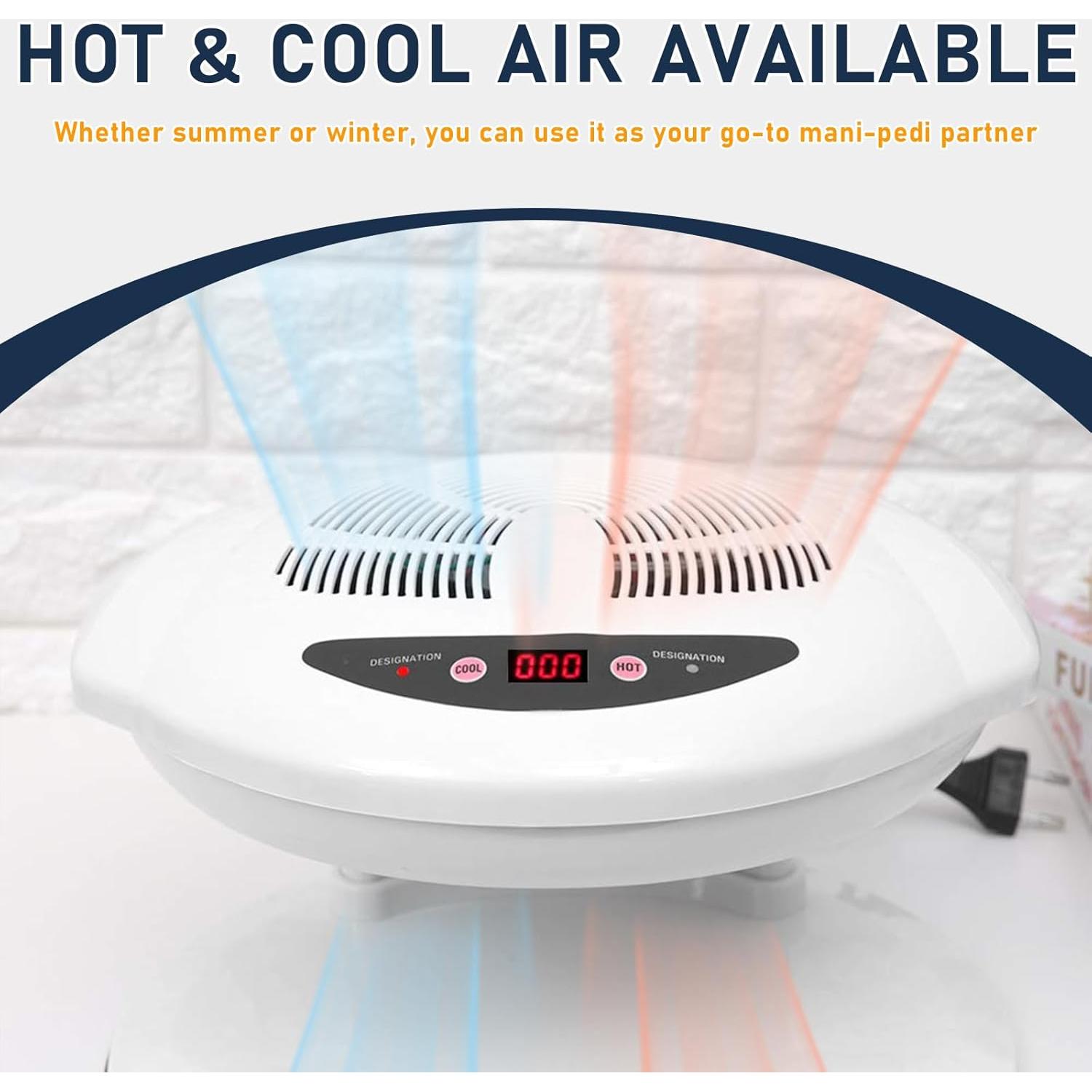 Secador de Uñas QUTUNI 400W con Sensor Automático y Doble Temperatura