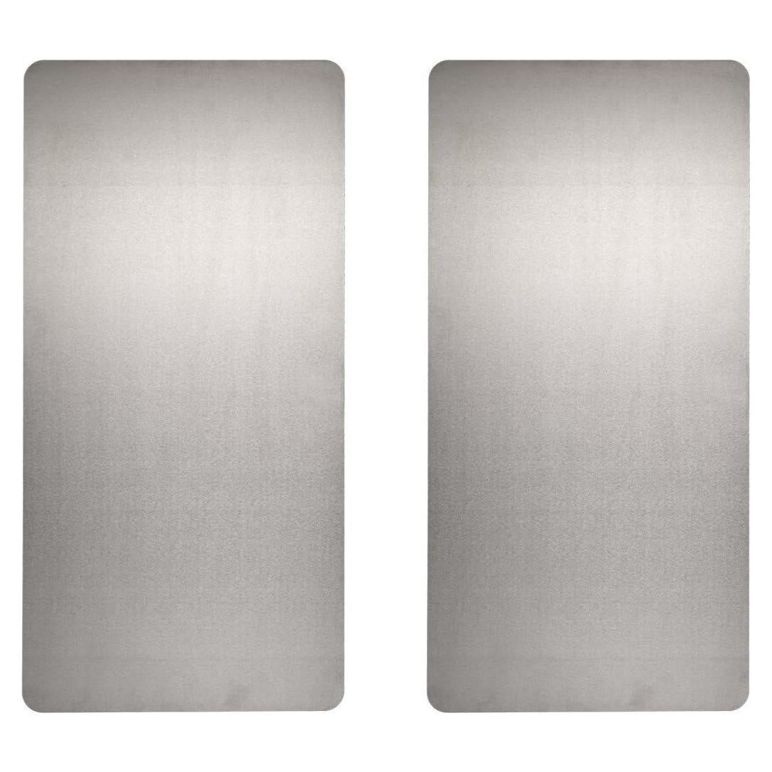 Guardabarros de Acero Inoxidable Excel para Secadores de Manos 40x80.6 cm (Paquete de 2)