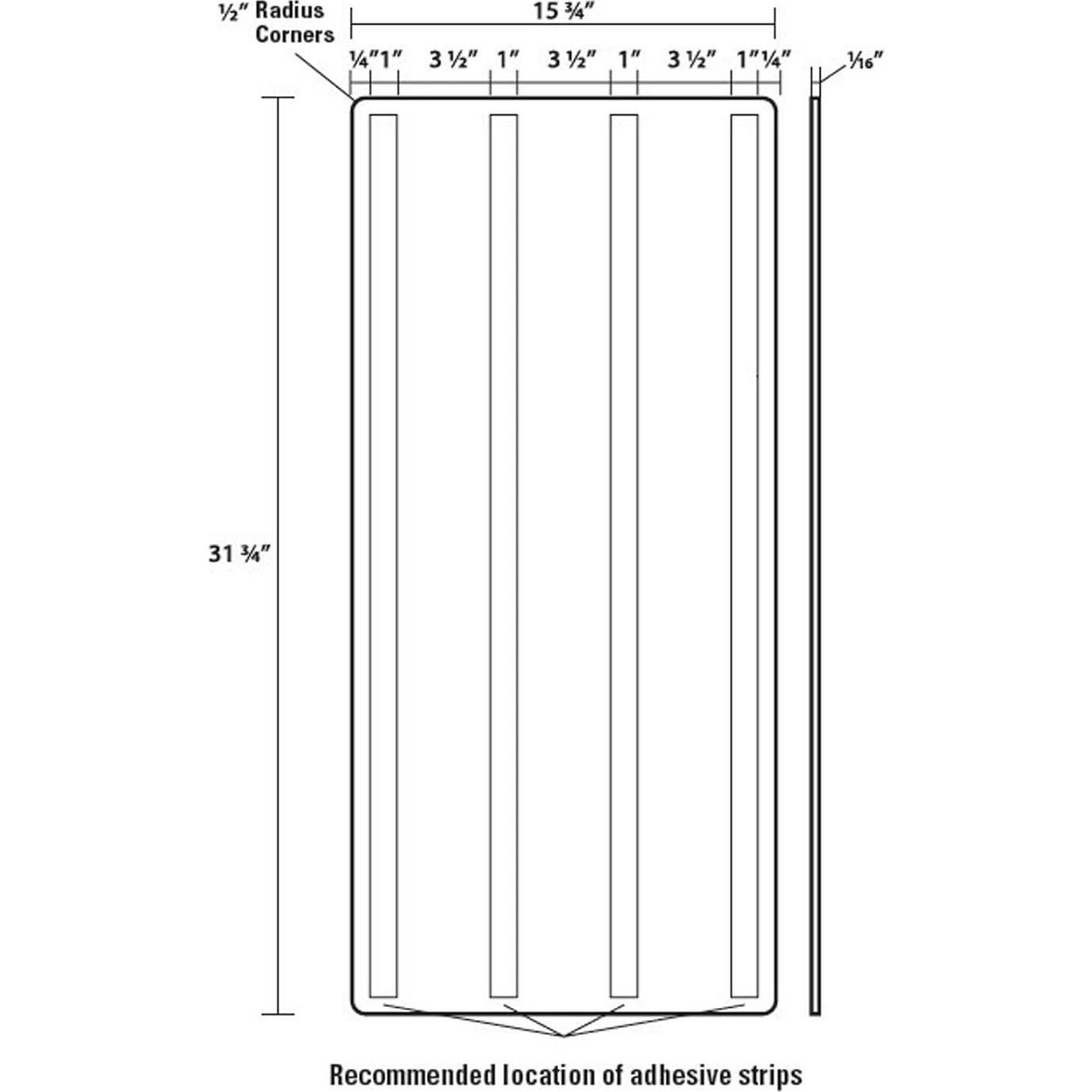 Guardia de Pared XLERATOR 89S Acero Inoxidable Set de 2