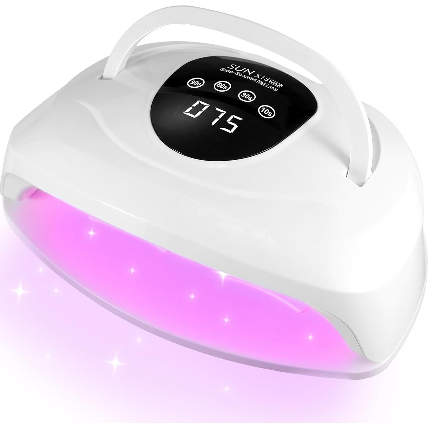 Lámpara de Uñas LED 320W Soiiw con Sensor Automático y 4 Temporizadores